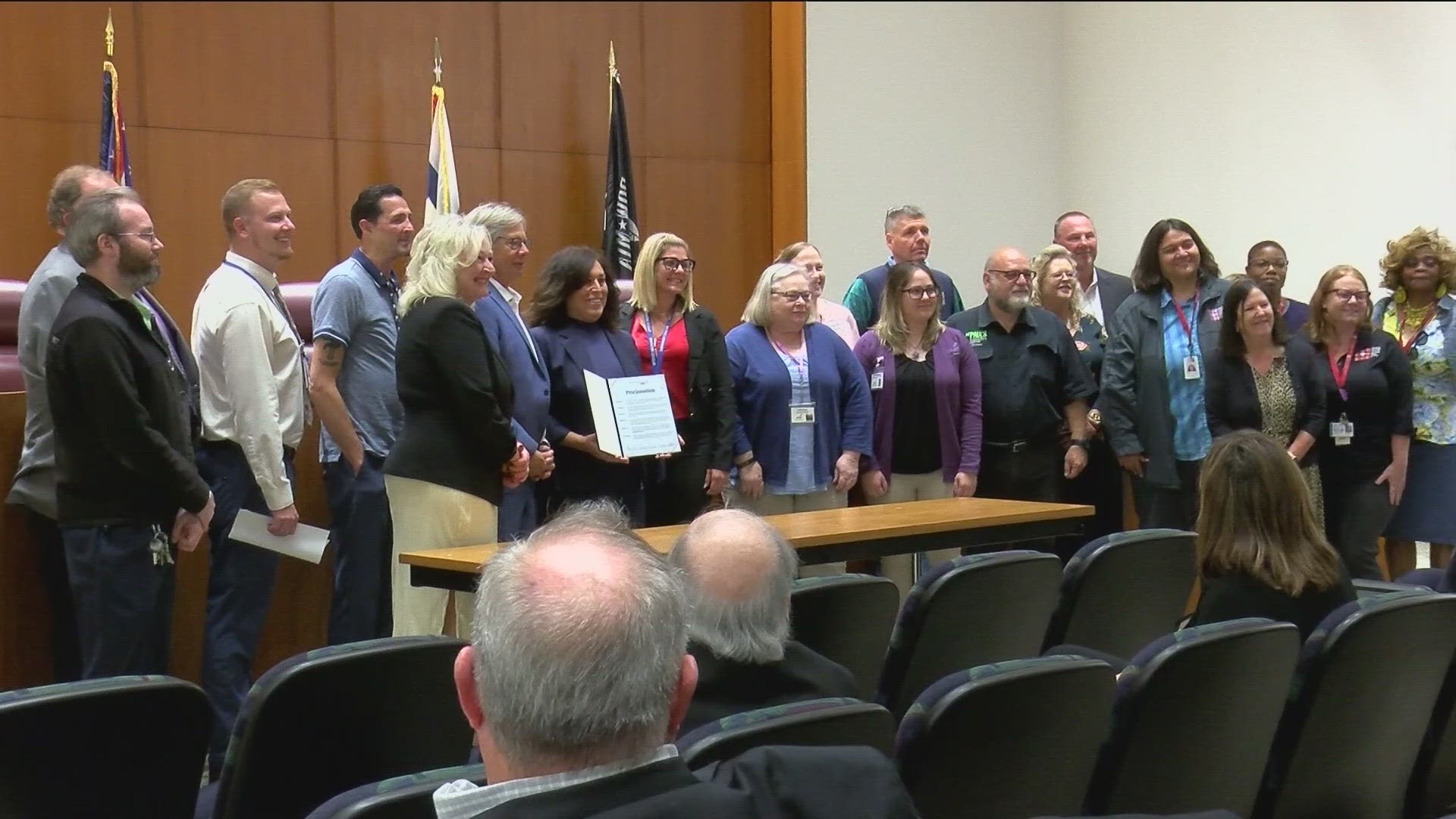 Joseph Muniz shared his journey at Tuesday's Lucas County Commissioner's meeting. He credits his recovery to personal dedication and organizations like Zepf Center.