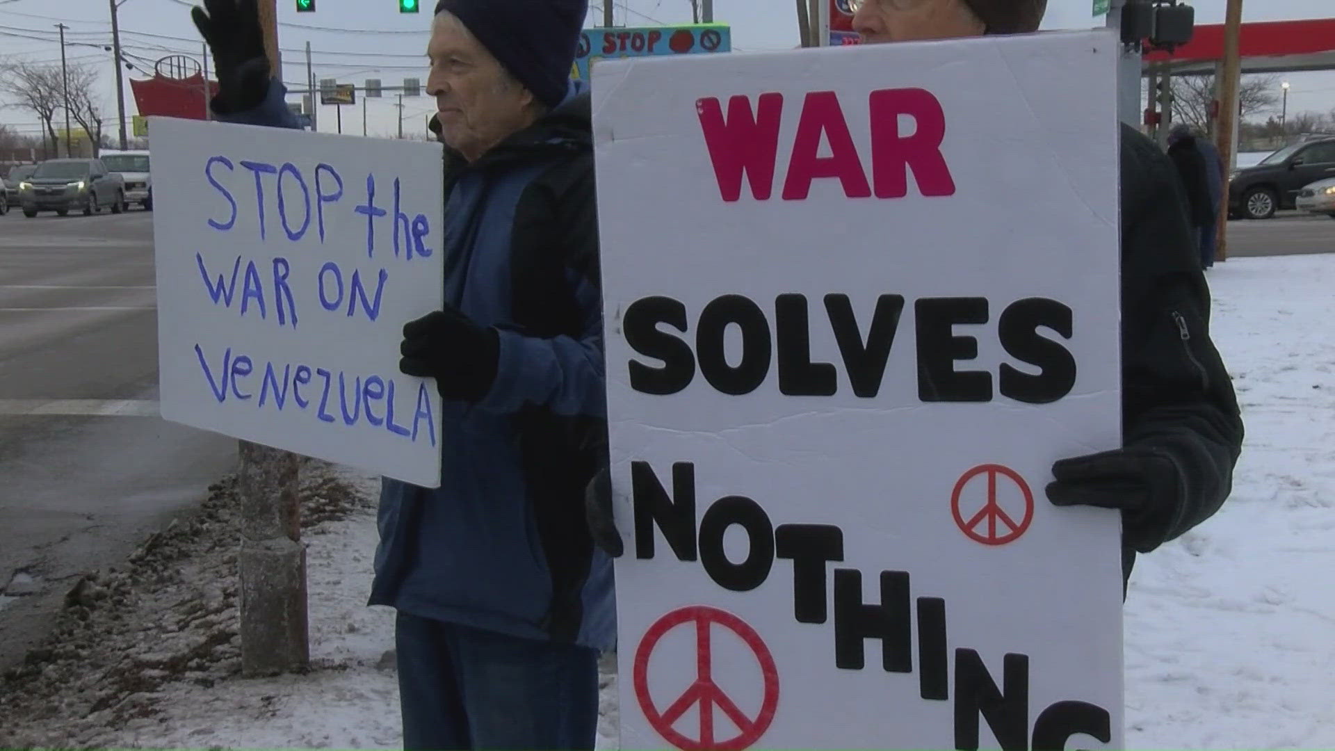 Anti-war rally held in west Toledo after Venezuelan leader captured by ...