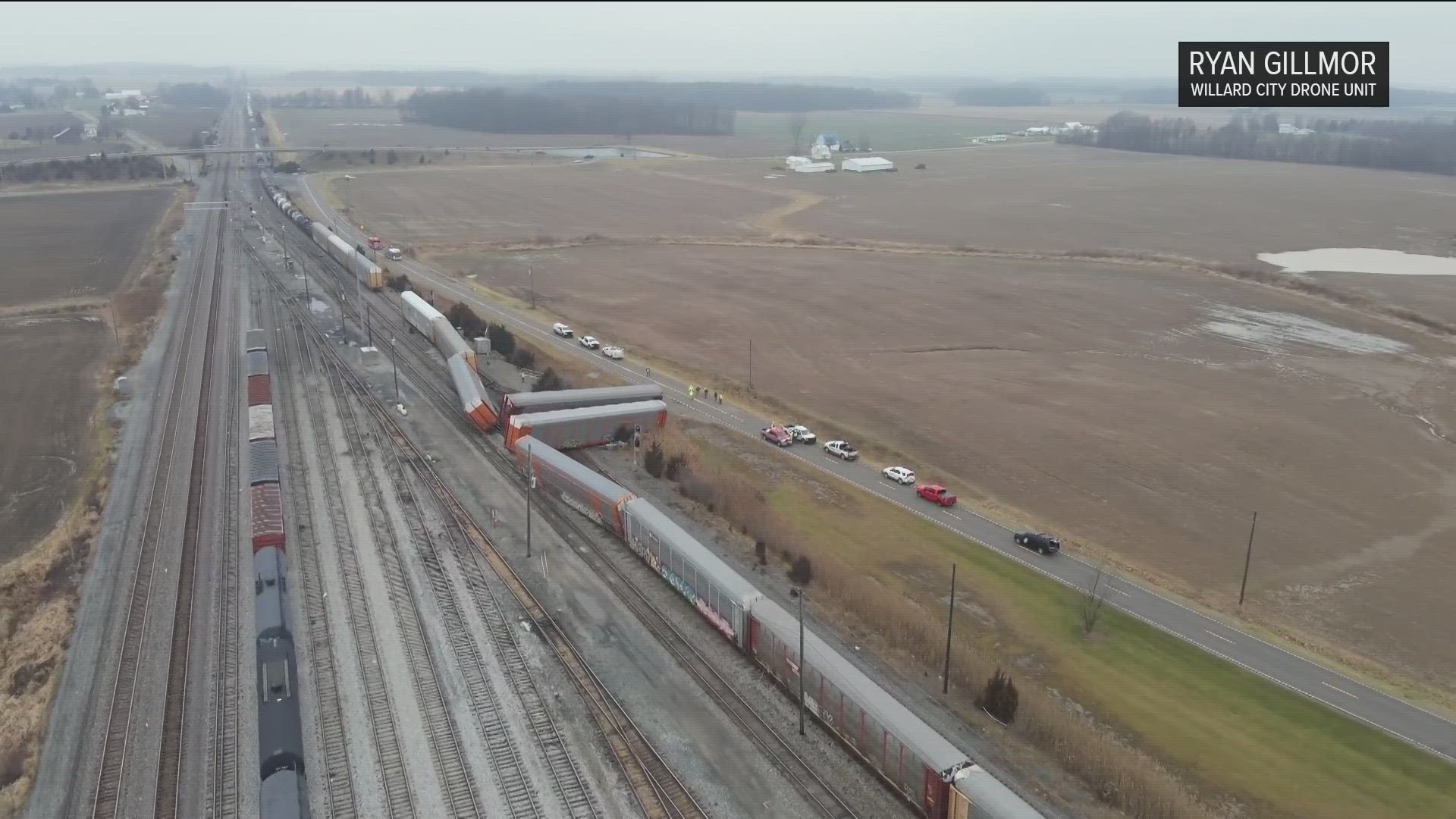 Officials say the scene of the derailment near Willard, Ohio, has been cleaned up.