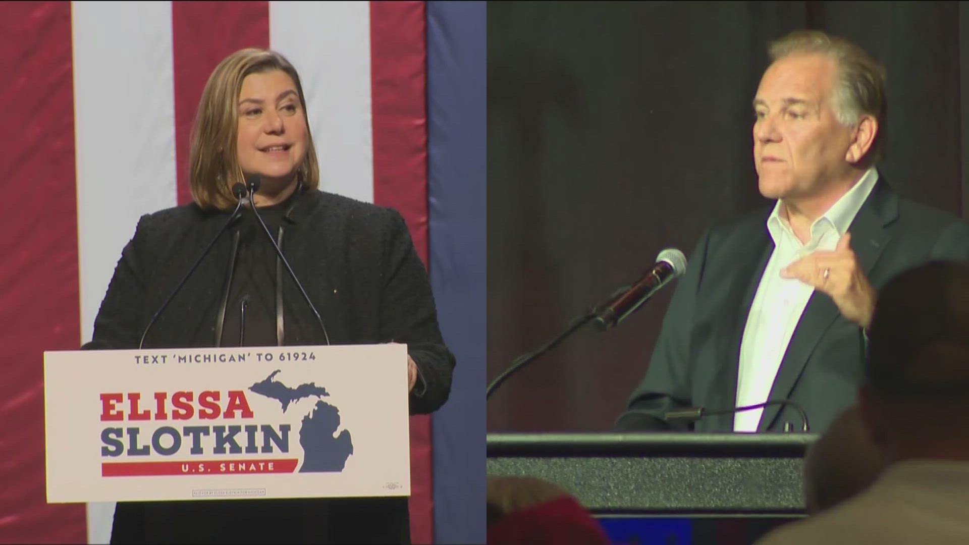 The unofficial and uncertified results show Democrat Elissa Slotkin leading with 48.6% of the vote, compared to Republican Mike Rogers' 48.3%.