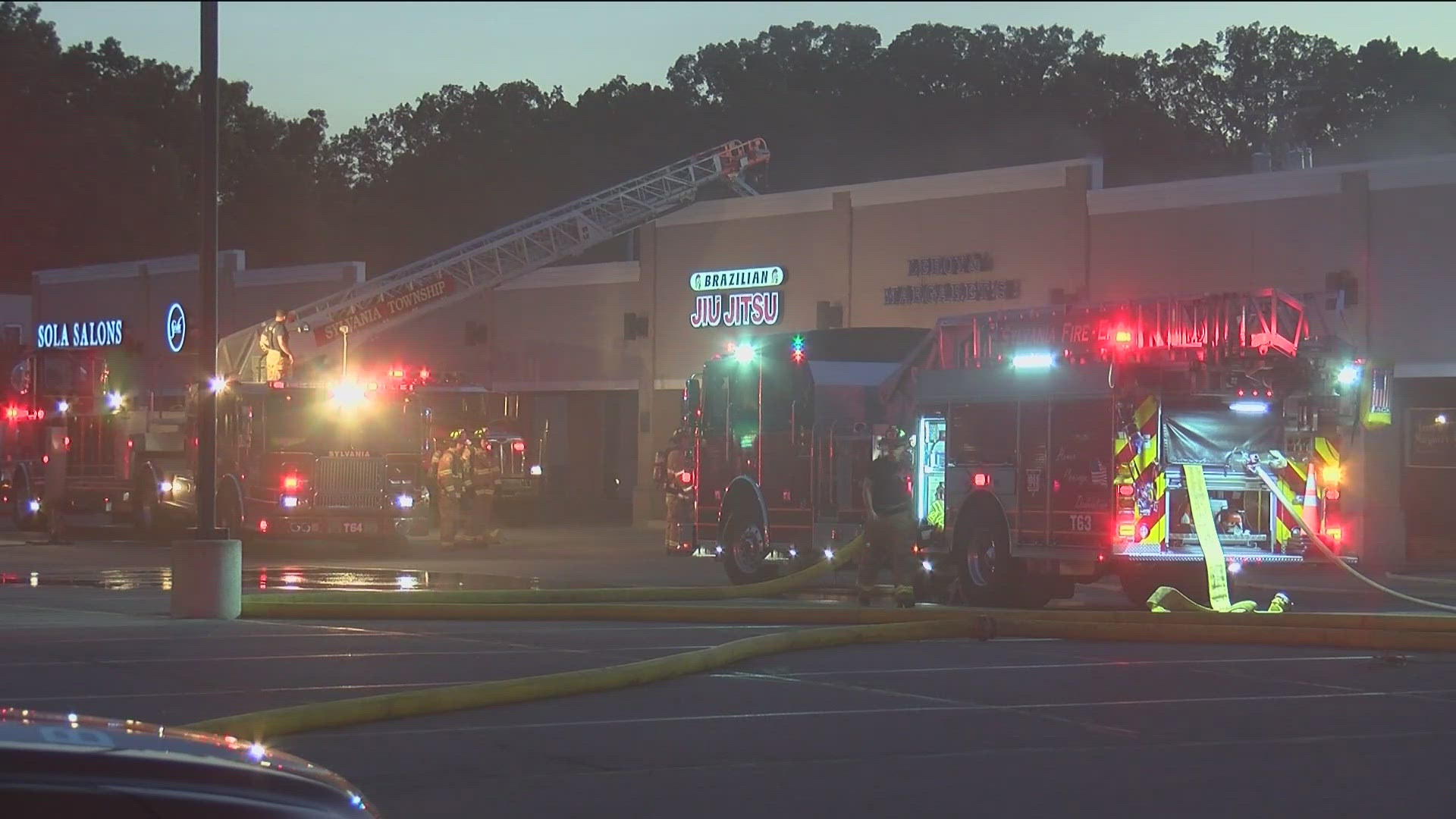 A Sylvania Township battalion chief told WTOL 11 at least six businesses were affected and the entire strip mall building on Monroe Street sustained smoke damage.