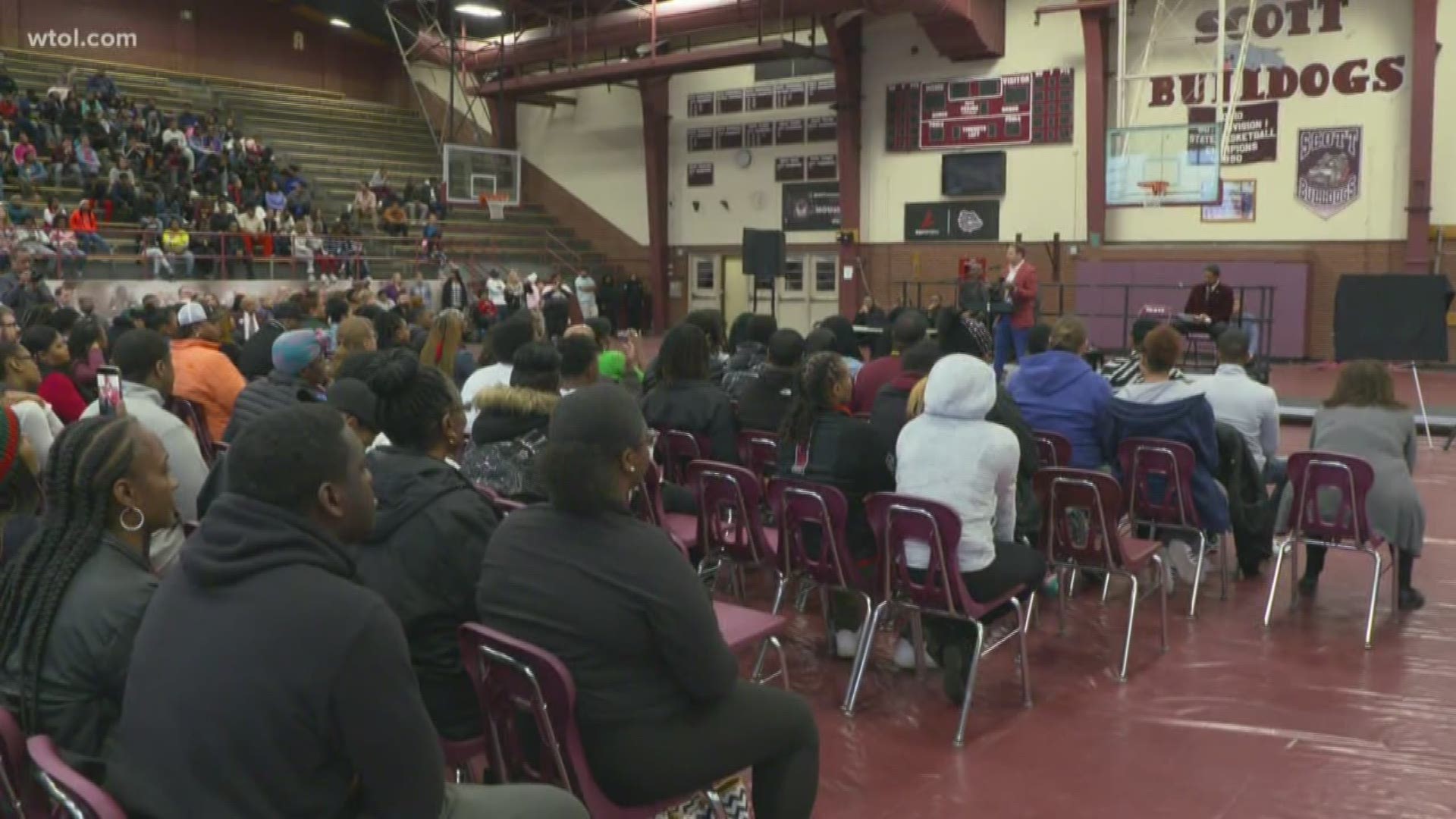 Scott High School's graduating class woke up to Thursday as normal, but went to bed knowing their future will be clearer and college would be paid for.