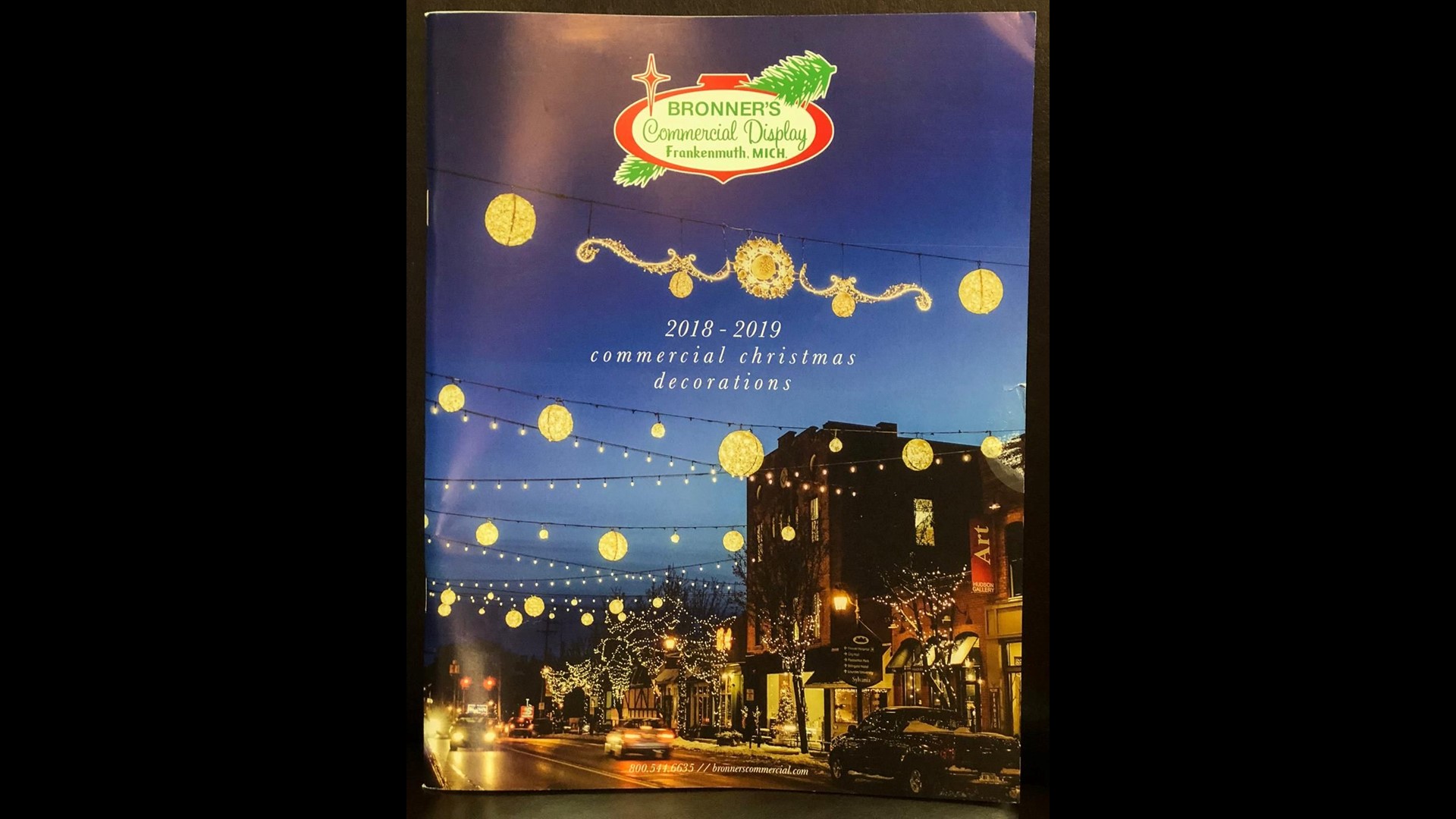 Downtown Sylvania featured on Bronner's annual Christmas display