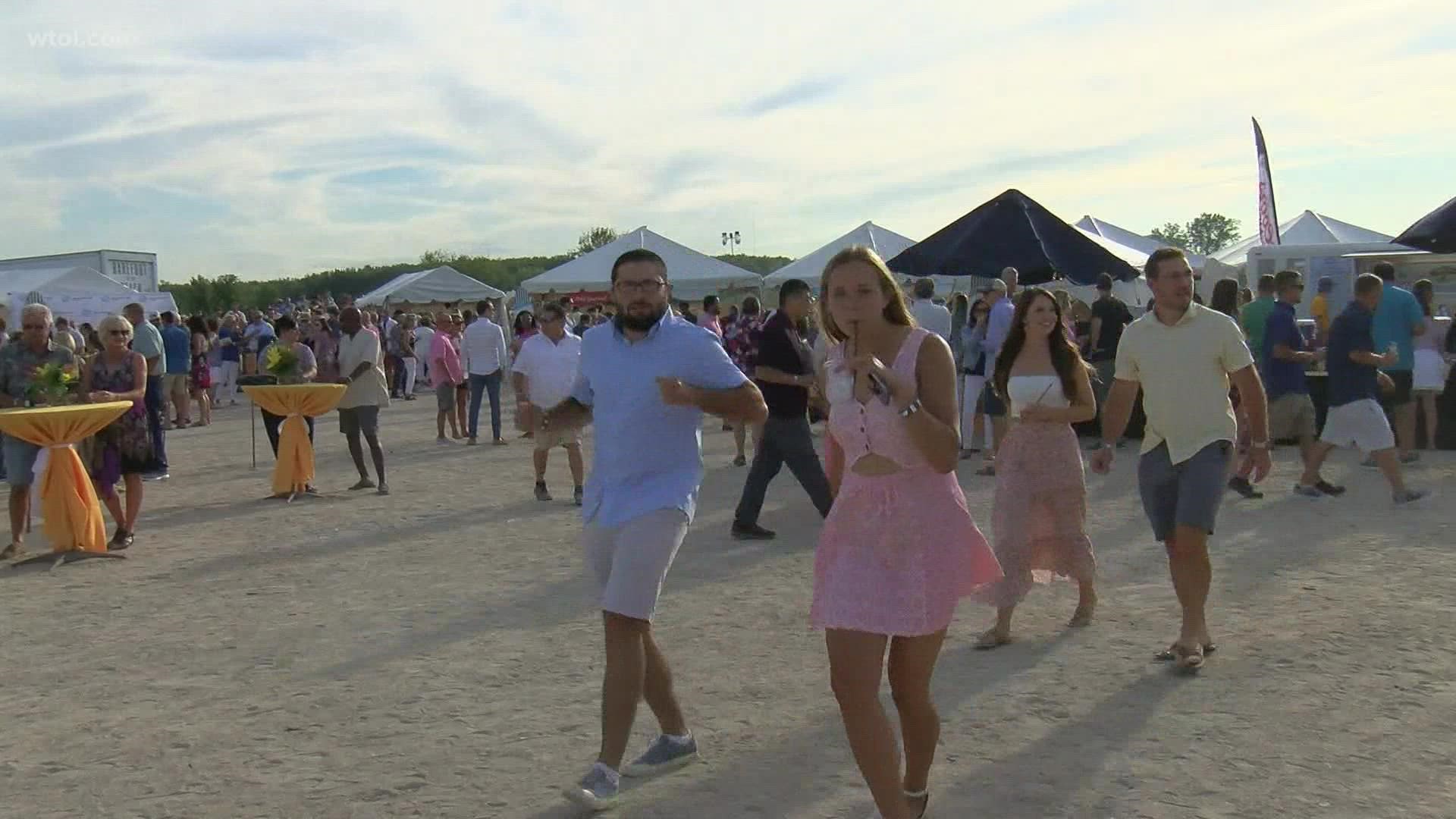The beach party is held at Maumee Bay State Park,  raising hundreds of thousands for programs that help local kids