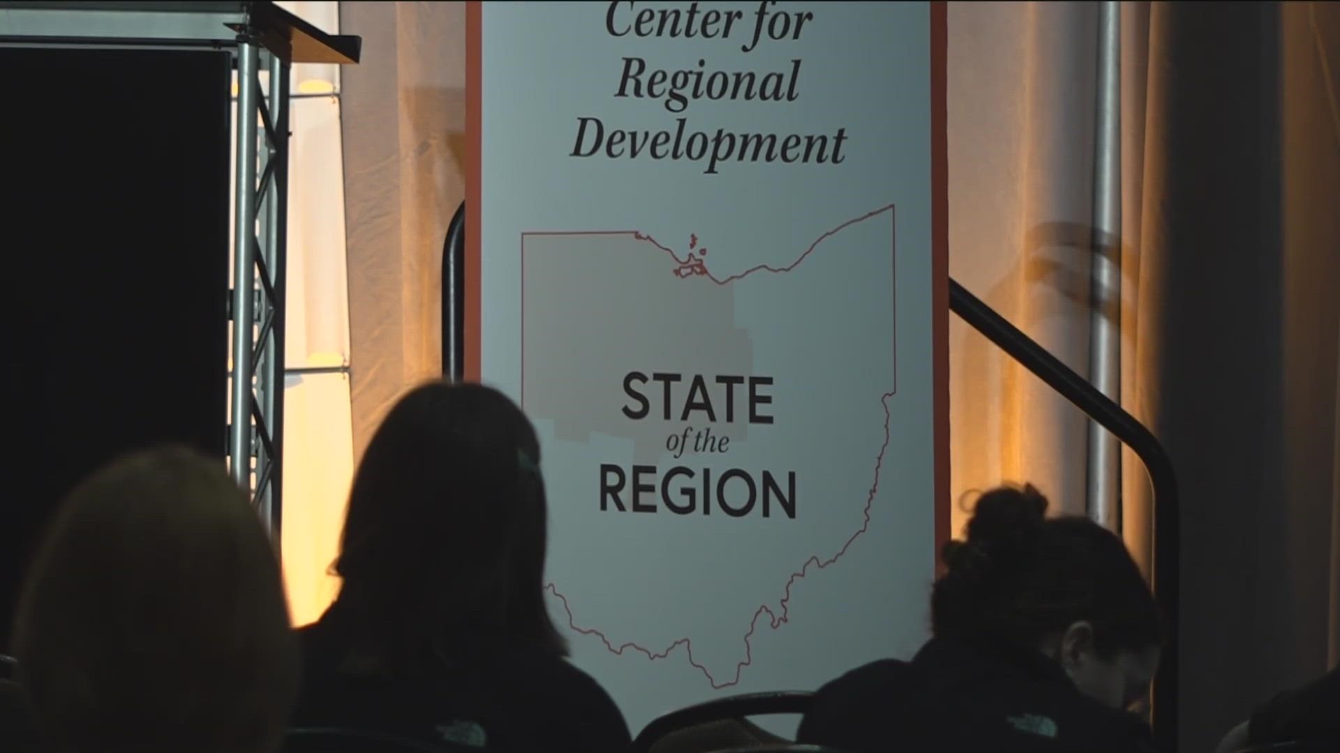 Local leaders came together in Wood County on Monday to talk about how the northwest Ohio region is recovering from the COVID-19 pandemic.