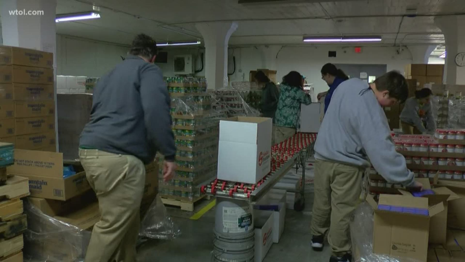 The Seagate food bank is just one of the many locations that take food donations all year long