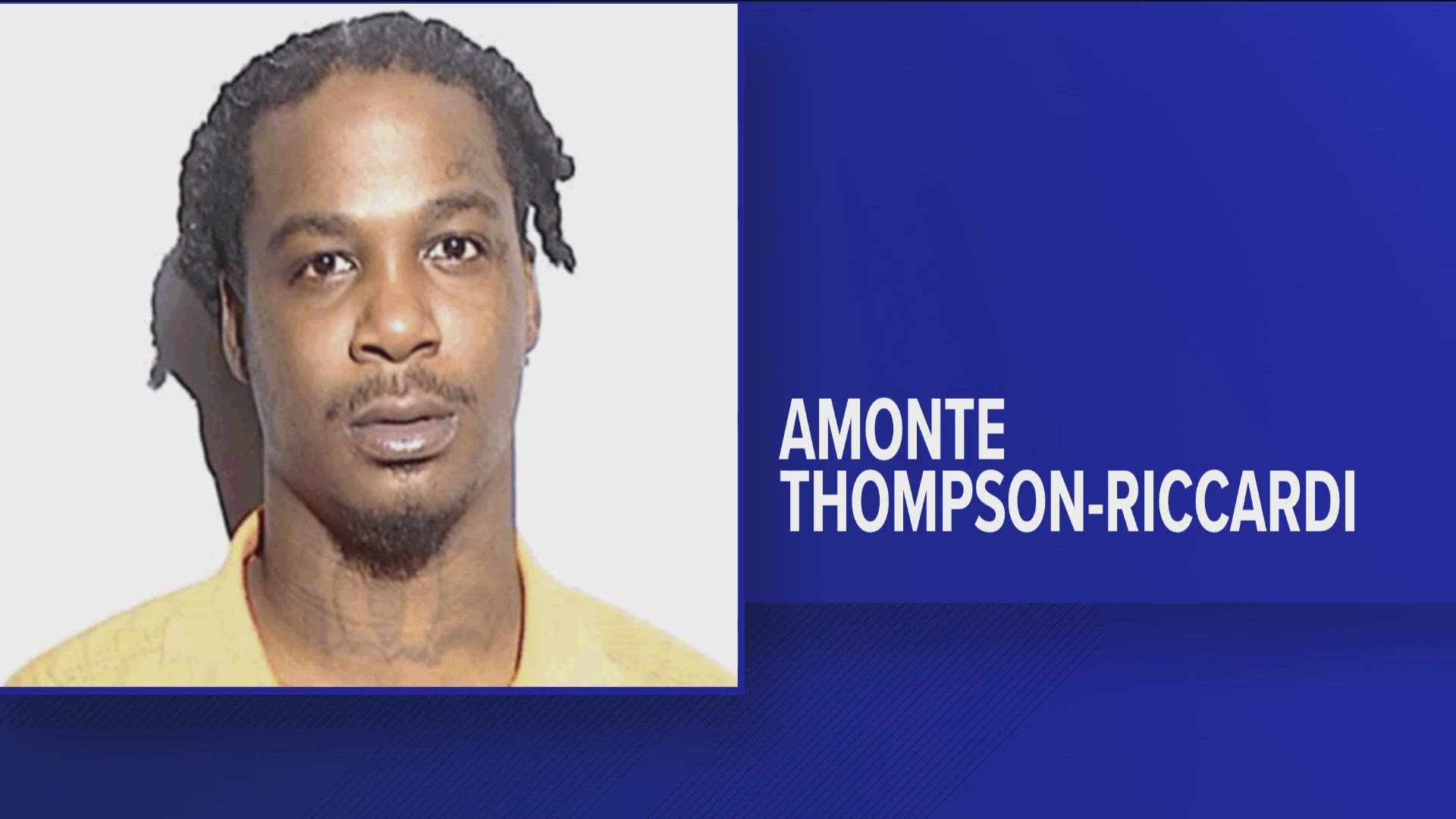 Police arrested Amonte Thompson-Riccardi after he allegedly had a gun in his possession while in a high school parking lot during a football game.