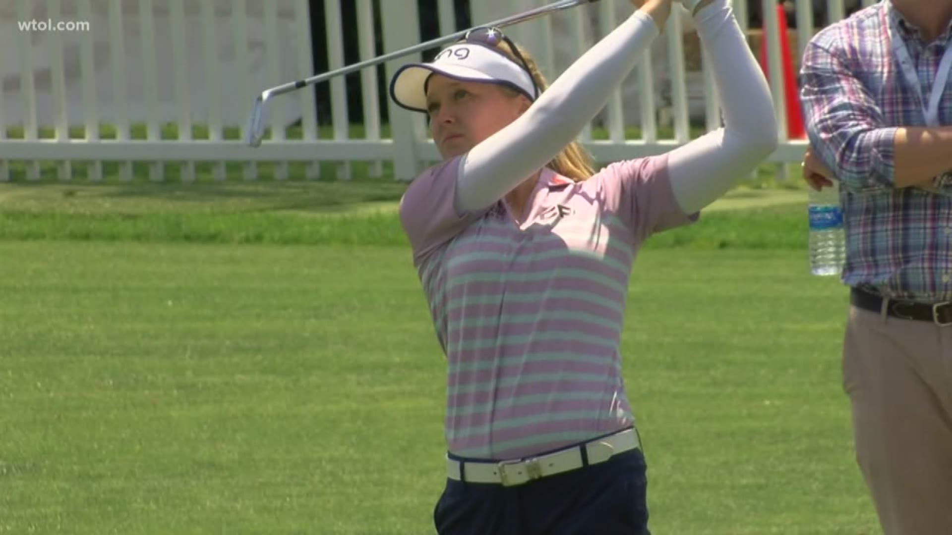 Brooke Henderson has the most professional wins among Canadian golfers and she's only 21 years old. Now, she is looking to win this week's tournament.