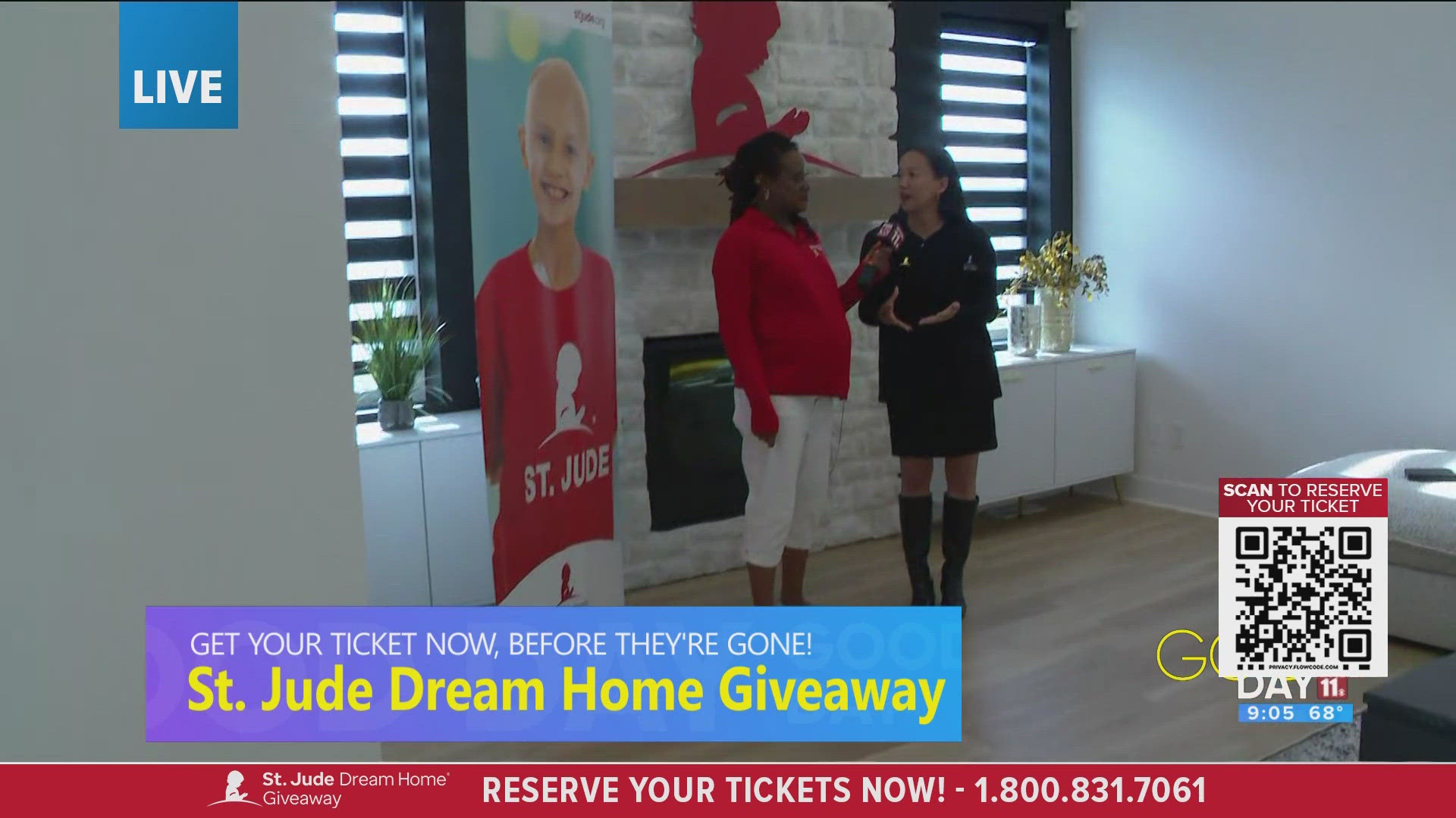 Reserve your ticket today! Call 1-800-831-7061 or visit stjude.org/wtol.