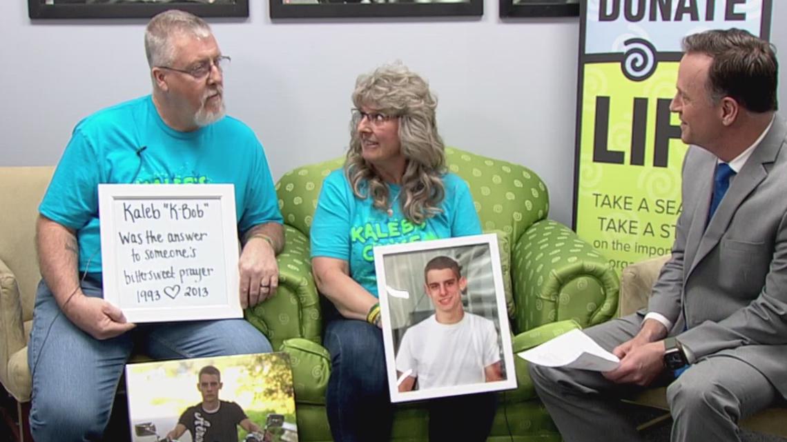 Kevin and Kim Oxender, parents of a donor hero | Donate Life Sit-in 2023