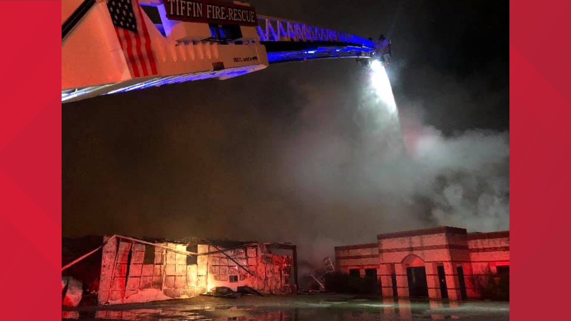 Seneca Tiles factory completely destroyed in overnight fire near