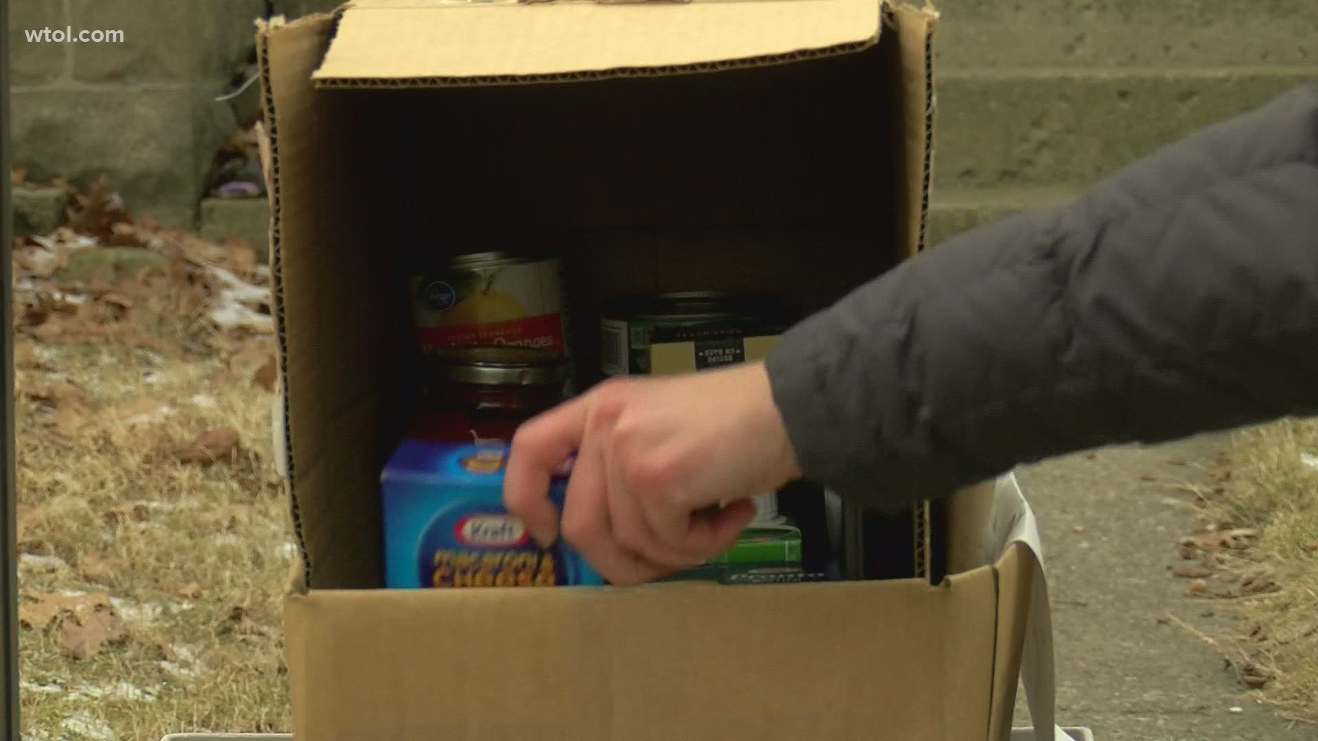 Borrowing from the concept of a Little Free Library, a Little Free Pantry offers free food for those in need. The hope is that the idea catches on across Toledo.