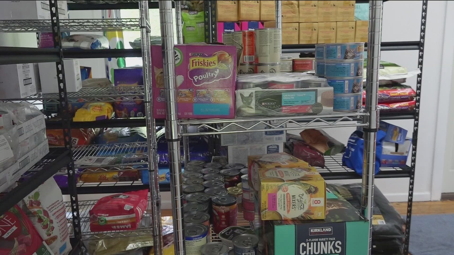 The pantry serves many purposes, including eliminating the barrier that food costs may present to pet owners and keeping animals from ending up in shelters.