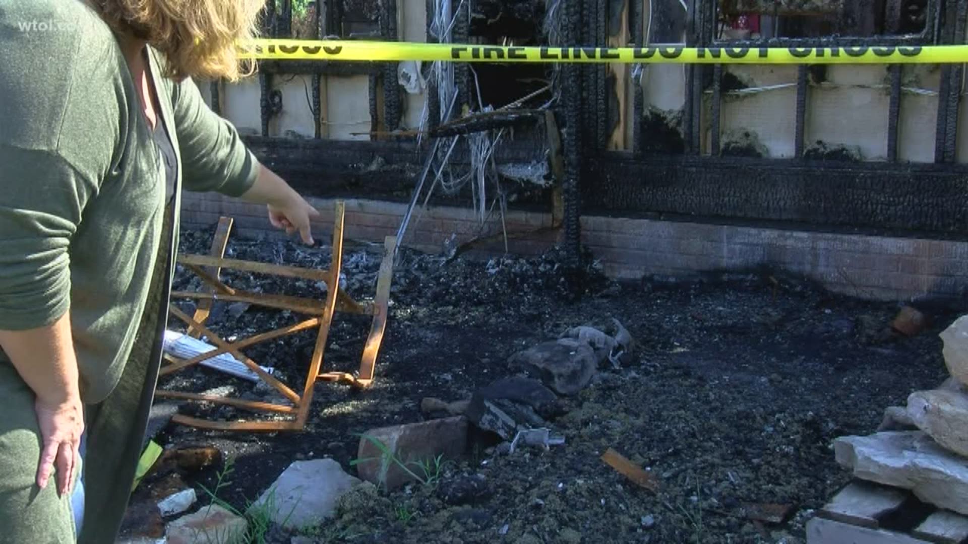 Genoa homeowners learned the hidden dangers of black mulch the hard way, after their house caught fire in July.