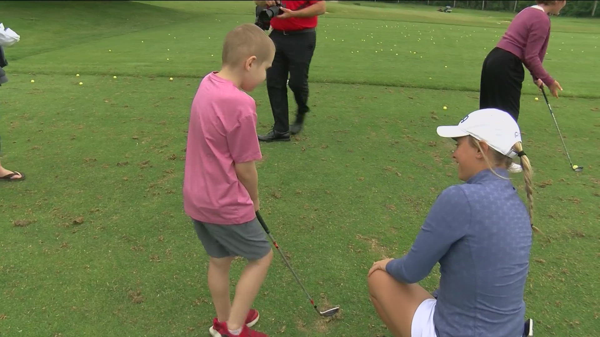 Six children from across northwest Ohio are sharing their stories and the course with LPGA stars ahead of the 40th anniversary of the Dana Open.
