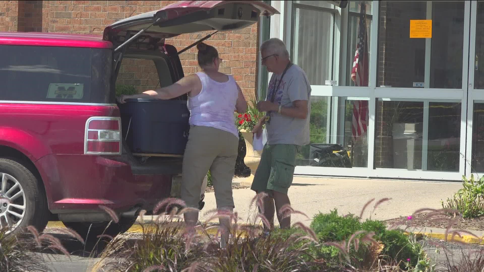 With only hours to pack, residents were forced to leave things behind.