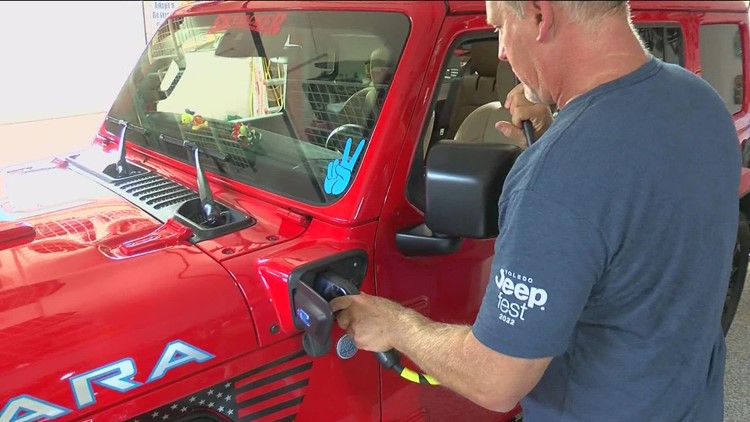 Driver says his electric vehicle charging costs equal $1.50 per gallon of gas