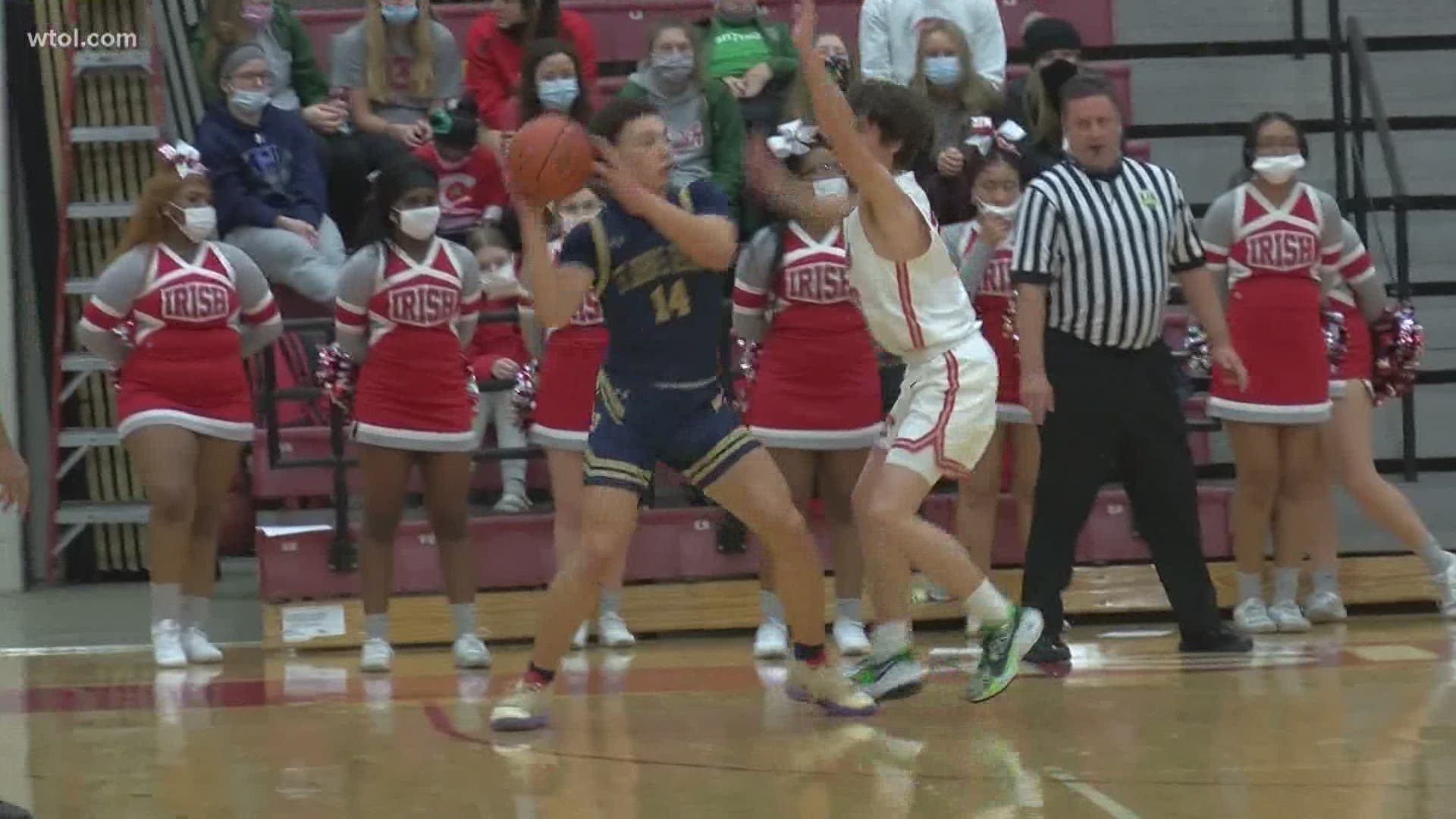 Sports recap featuring boys high school hoops with Perrysburg vs. Northview and St. John's vs. Central Catholic, plus Toledo Rockets improve to 9-1 in men's MAC play