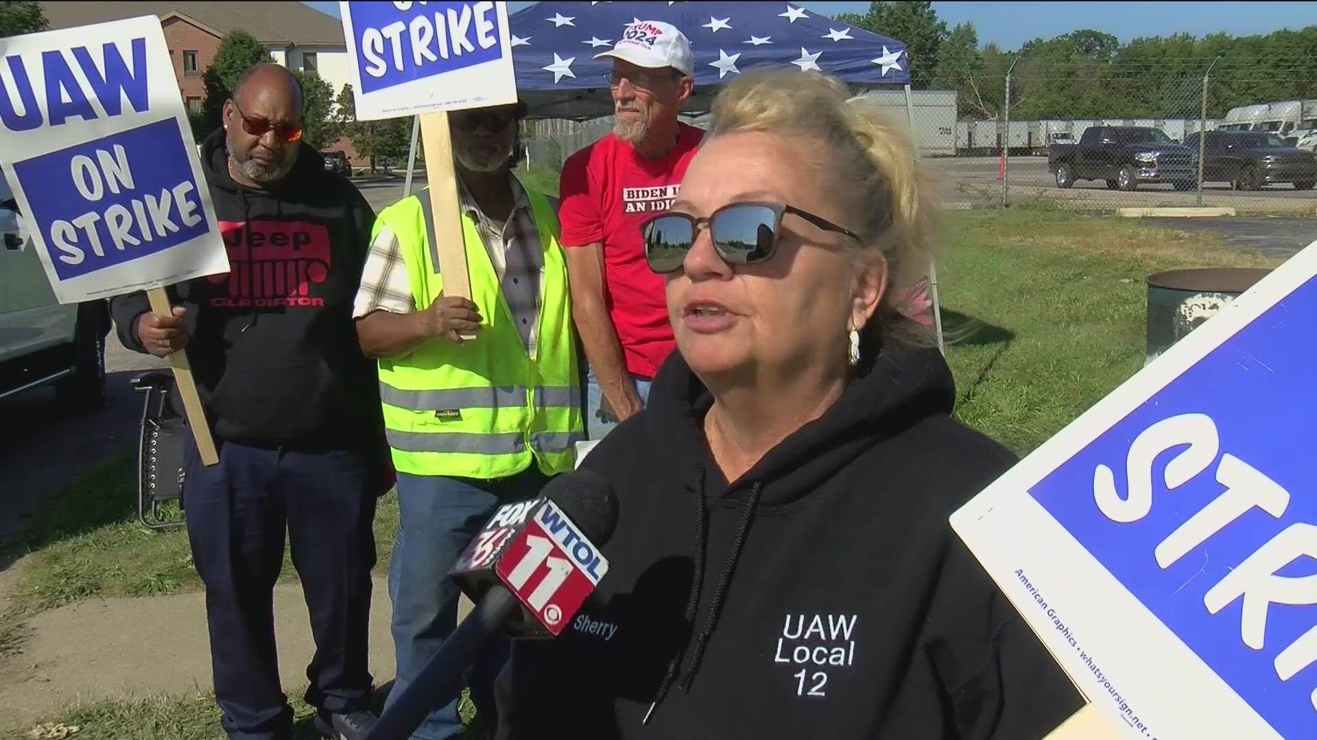 UAW workers say they are striking for the contract they deserve.