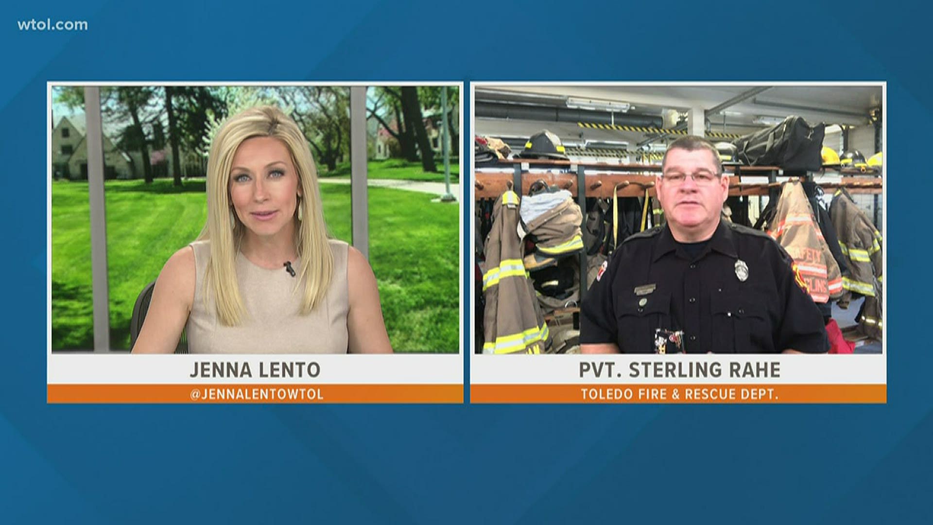 Spokesperson for the Toledo Fire and Rescue Department, Pvt. Sterling Rahe, talks about safety during Saturday's demonstrations in wake of George Floyd's death.