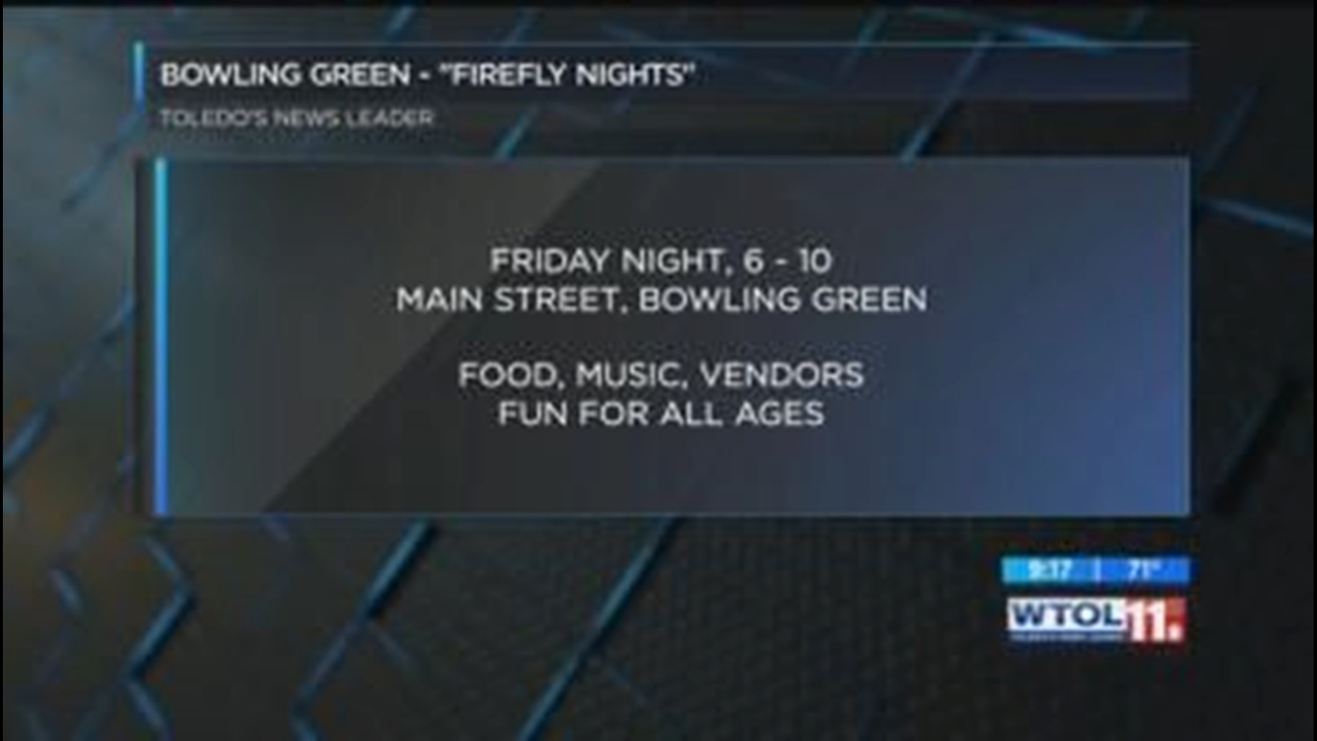 Welcome fireflies back to town with Firefly Nights in Bowling Green
