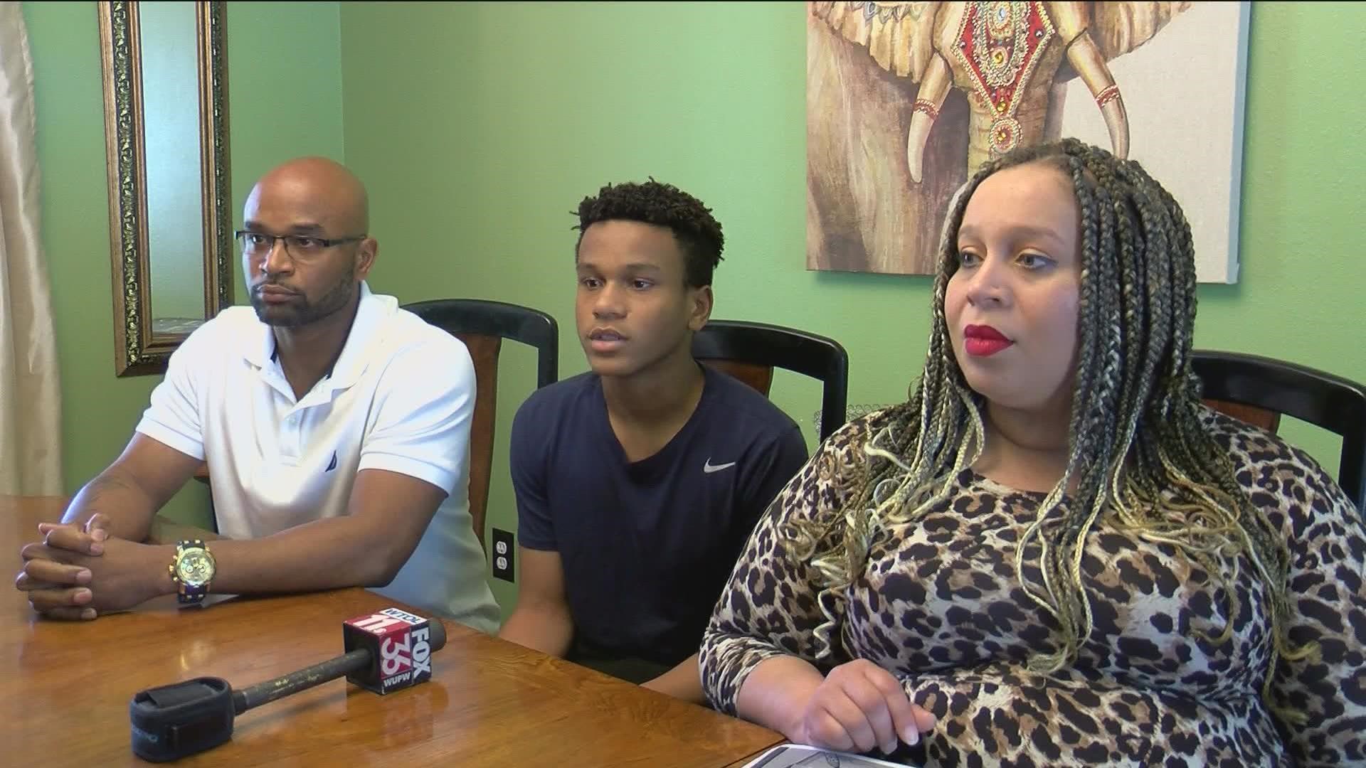 The family of the boy says school officials have not addressed the issue.