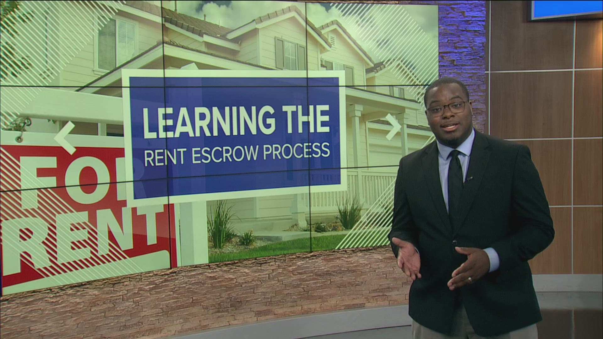 The process involves giving your monthly rent payment to a local court instead of the property. The money stays with the court until the issue is resolved.