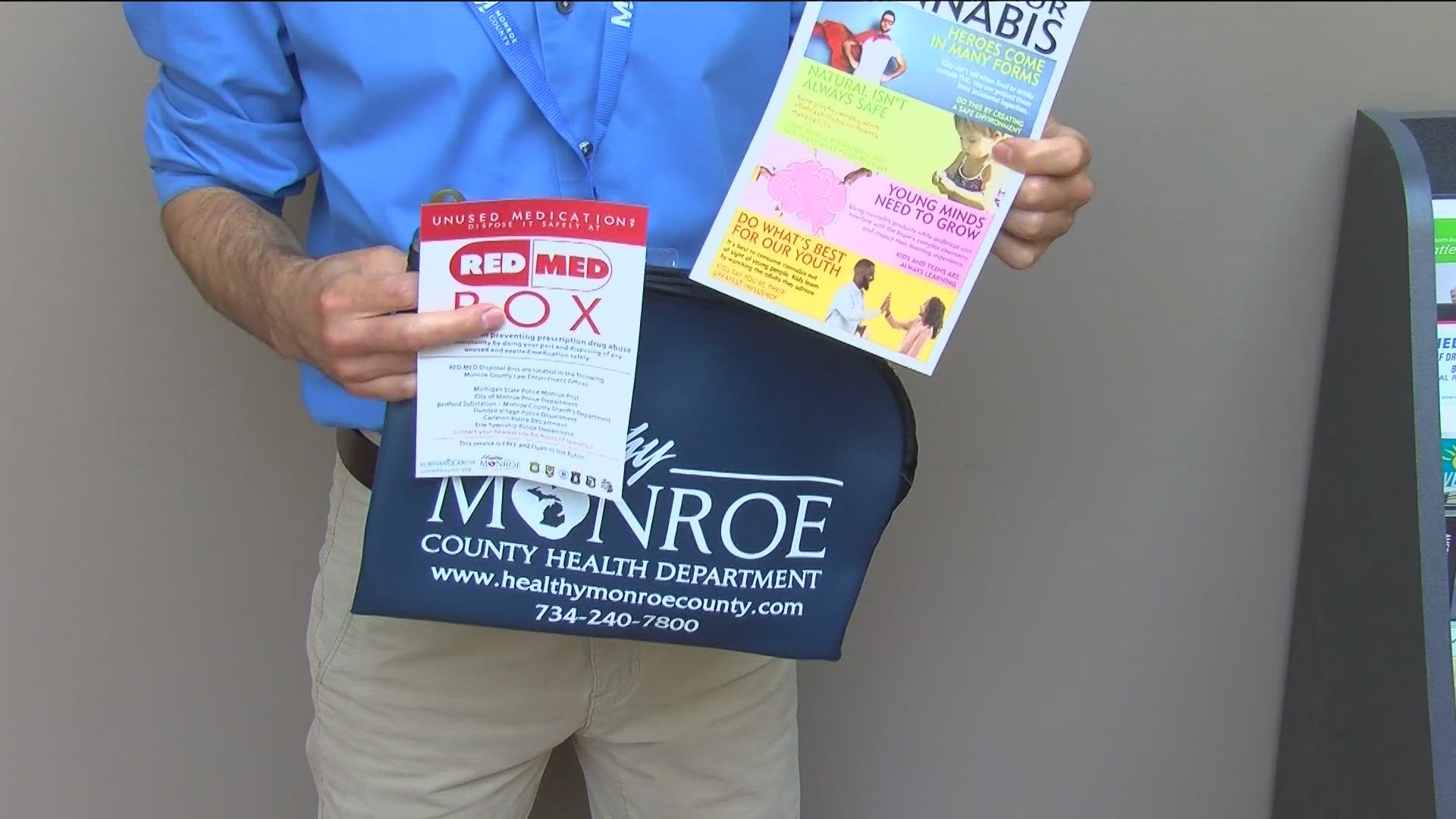 Monroe County Public Safety Director Chad Tolstedt says adults simply being safer, starting with using locked bags could keep kids out of harm and out of hospitals.