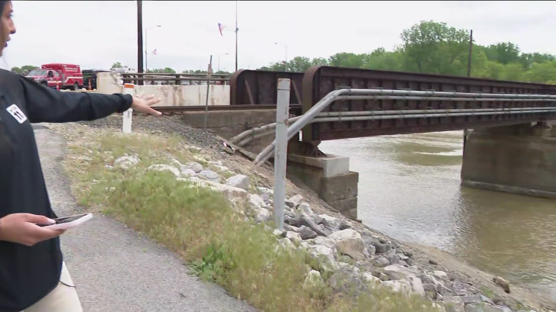 Officials say the body was recovered somewhere under the bridge just before noon. All four victims are now accounted for, with a young child hospitalized.