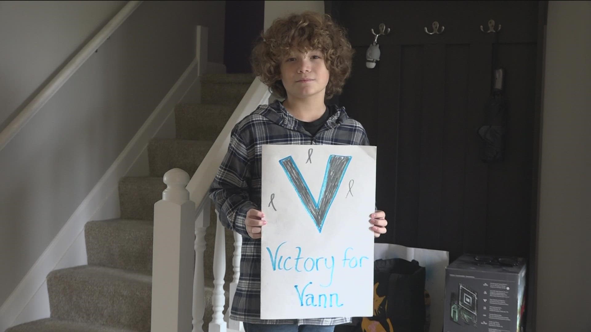 News no parent wants to hear: finding out their child has cancer. A Tecumseh family had to face that news, after 11-year-old Vann was diagnosed with a brain tumor.