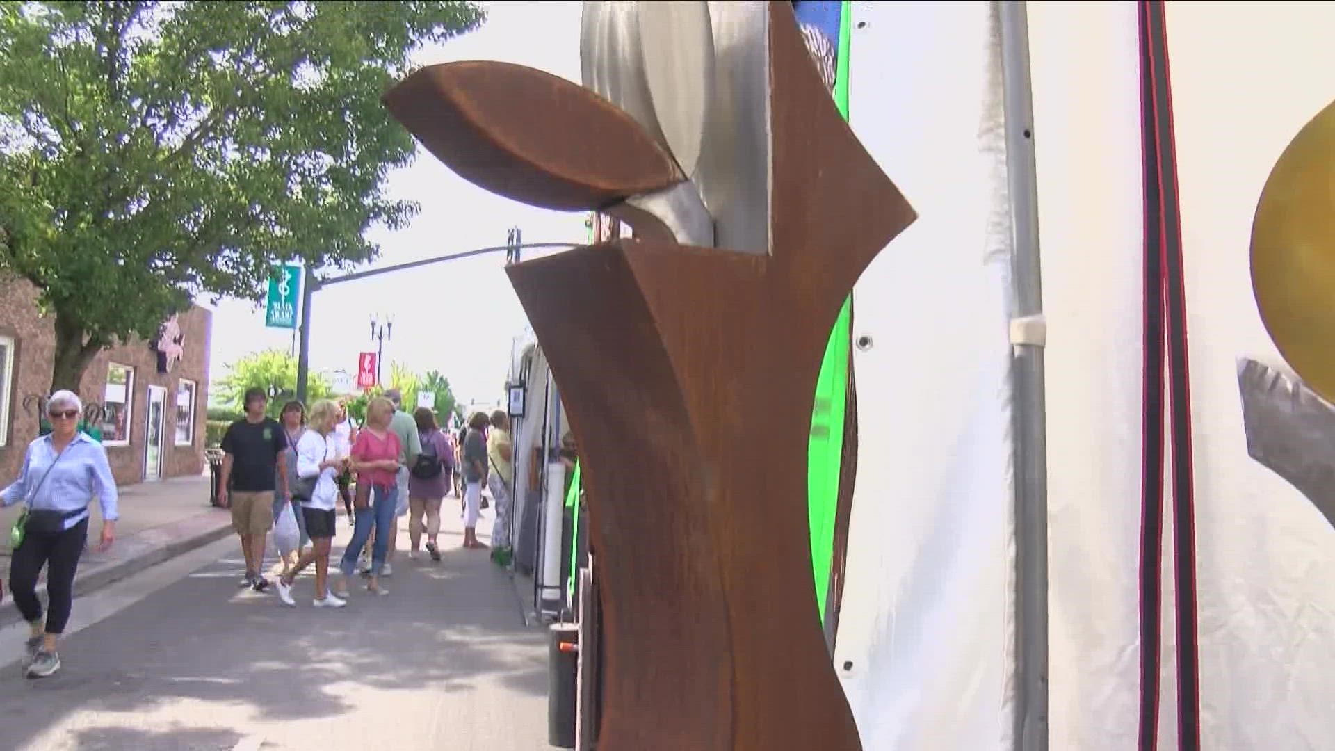 The festival in Wood County hosts thousands of different artists and musicians, both local and from around the world, to showcase their art that thousands will see.