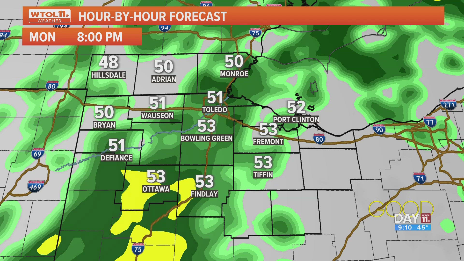 Milder Monday brings rain chances | WTOL 11 Weather | wtol.com