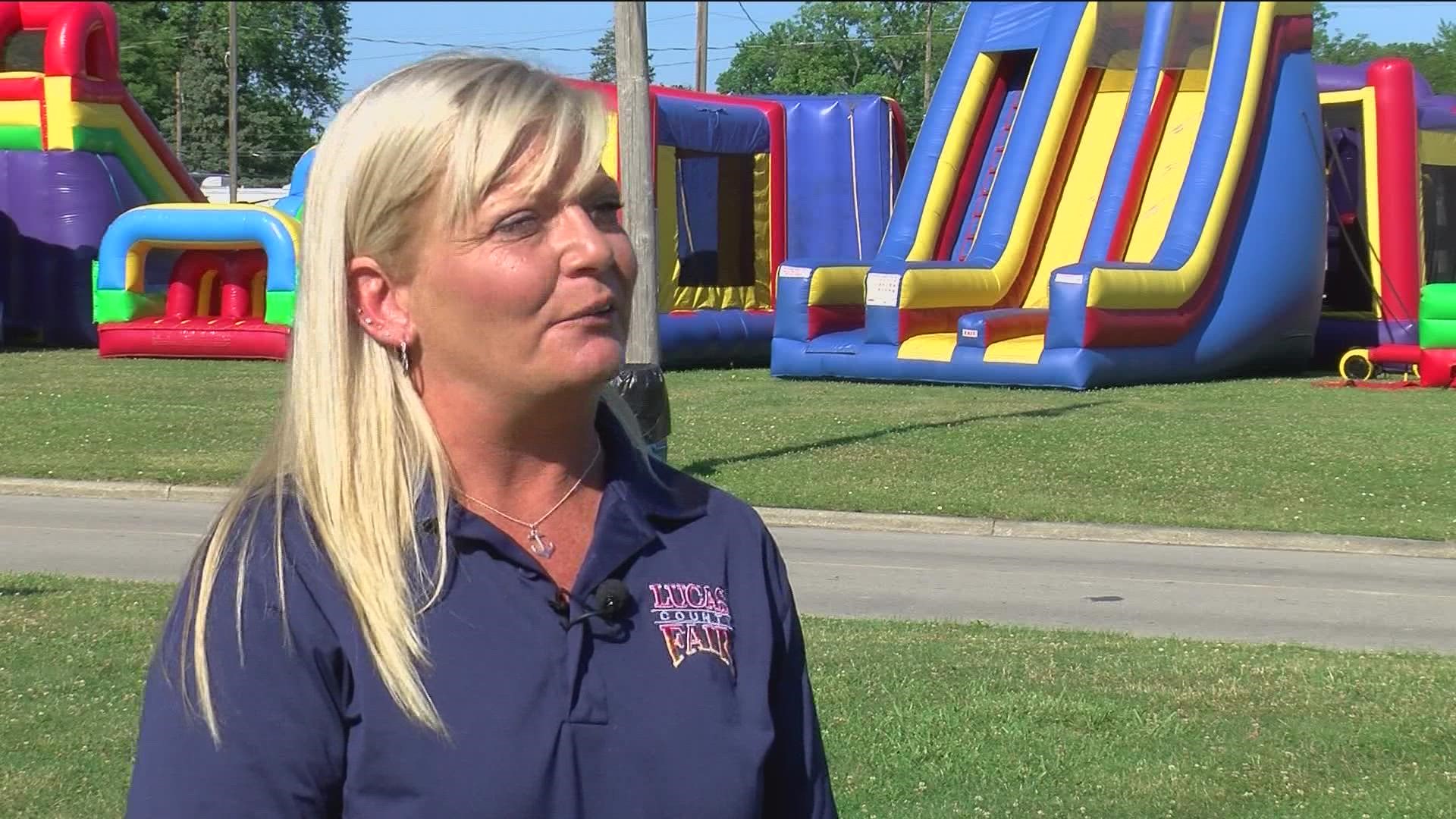 Inflatables will replace mechanical rides due to safety and staffing concerns.