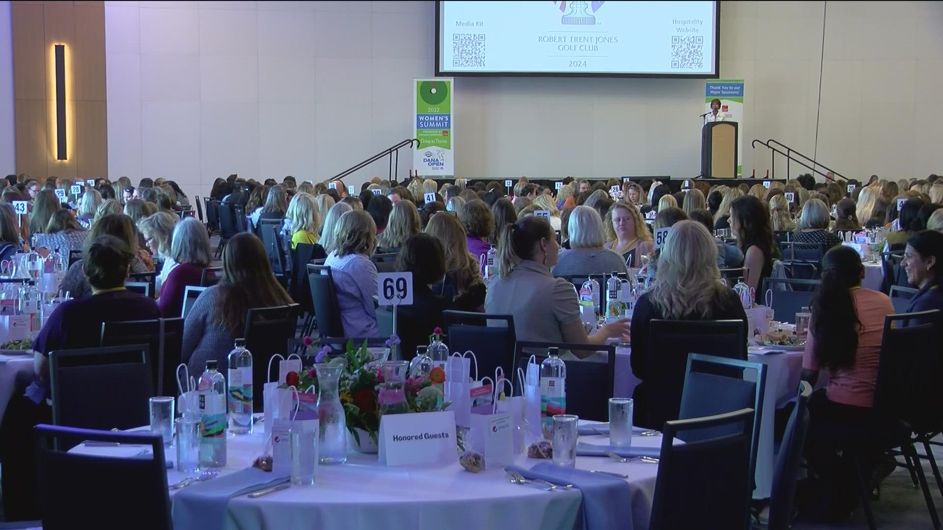 The Women's Summit is a day-long event that teaches about empowerment and growth as a way to kick off the LPGA Dana Open.