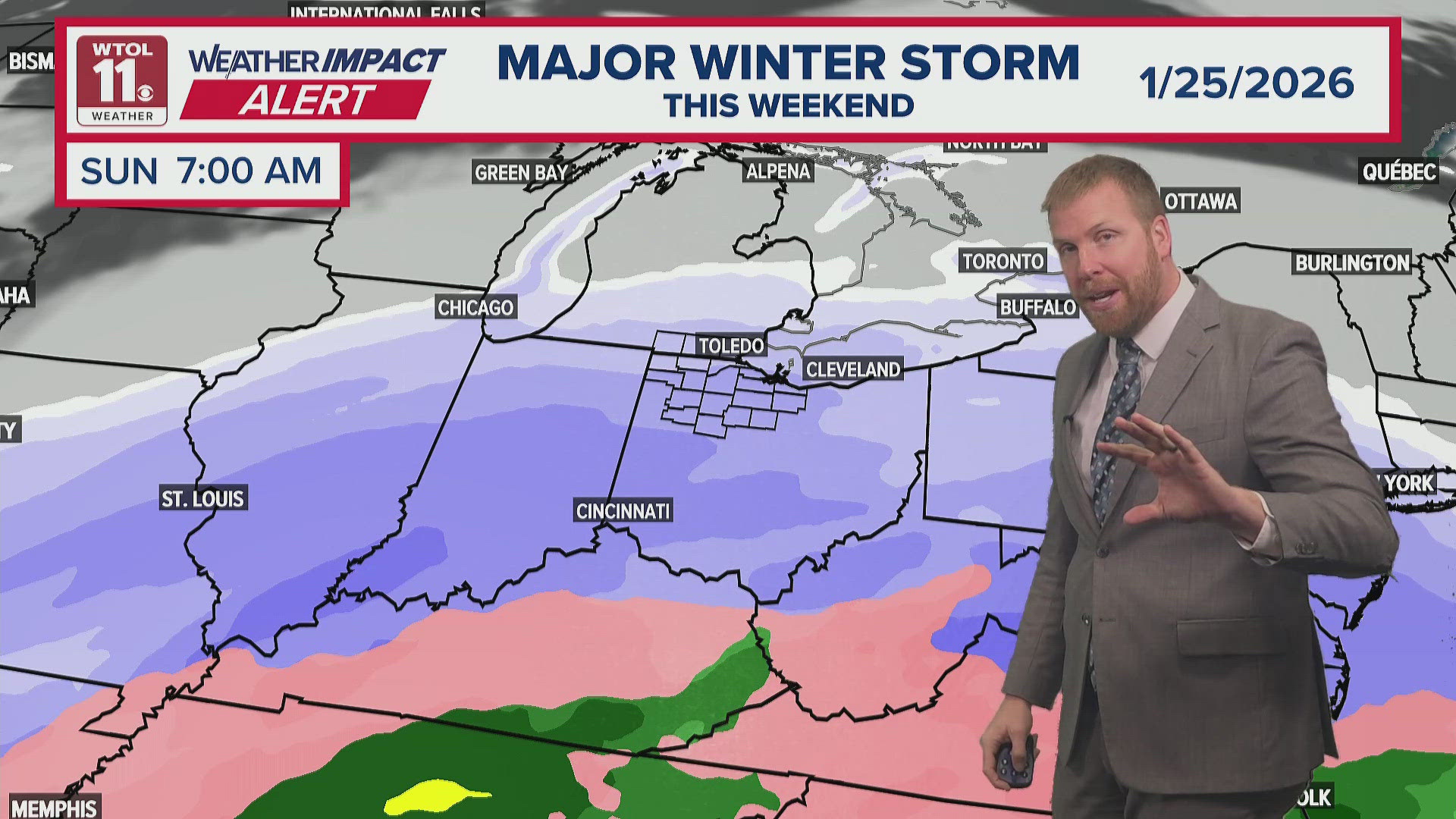 Updated timing, totals: Winter storm coming to Toledo area | WTOL 11 ...