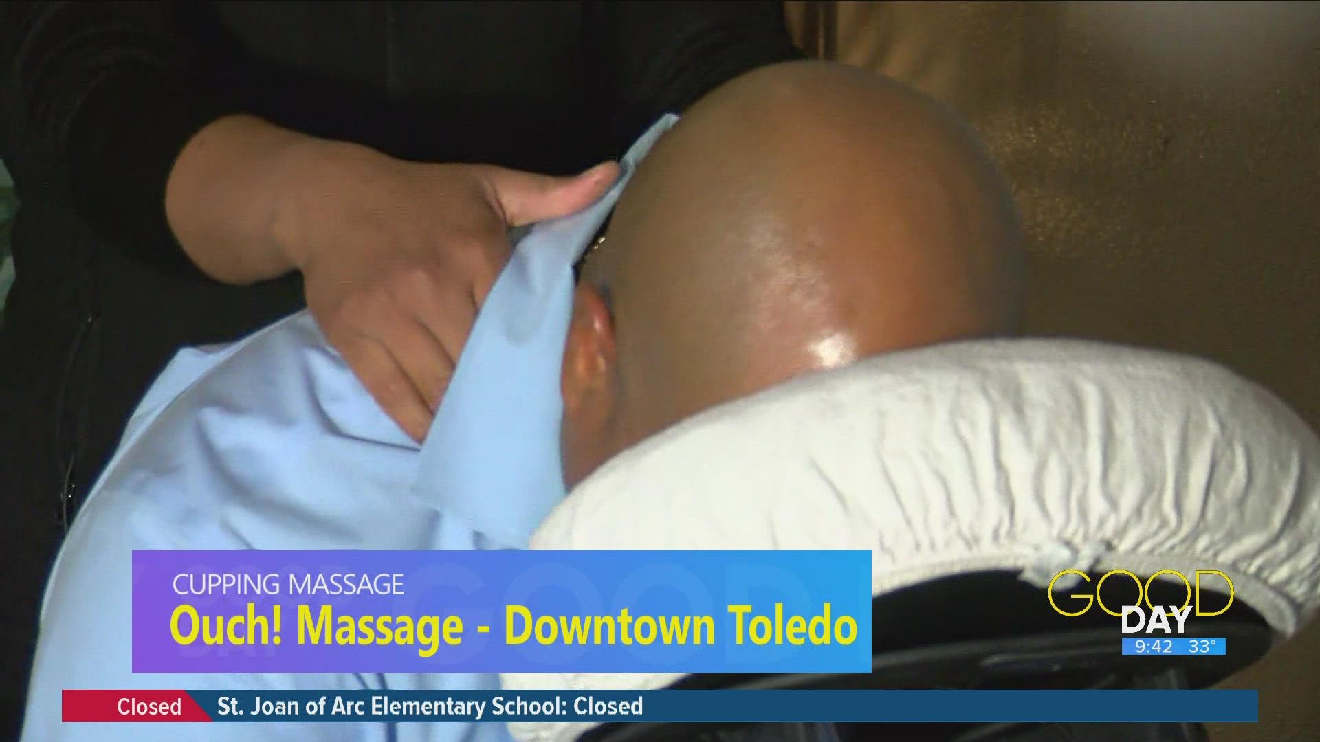 Ariel Garrett from Ouch! Massage in downtown Toledo gives Steven a massage and talks how massage therapy can improve your physical health.
