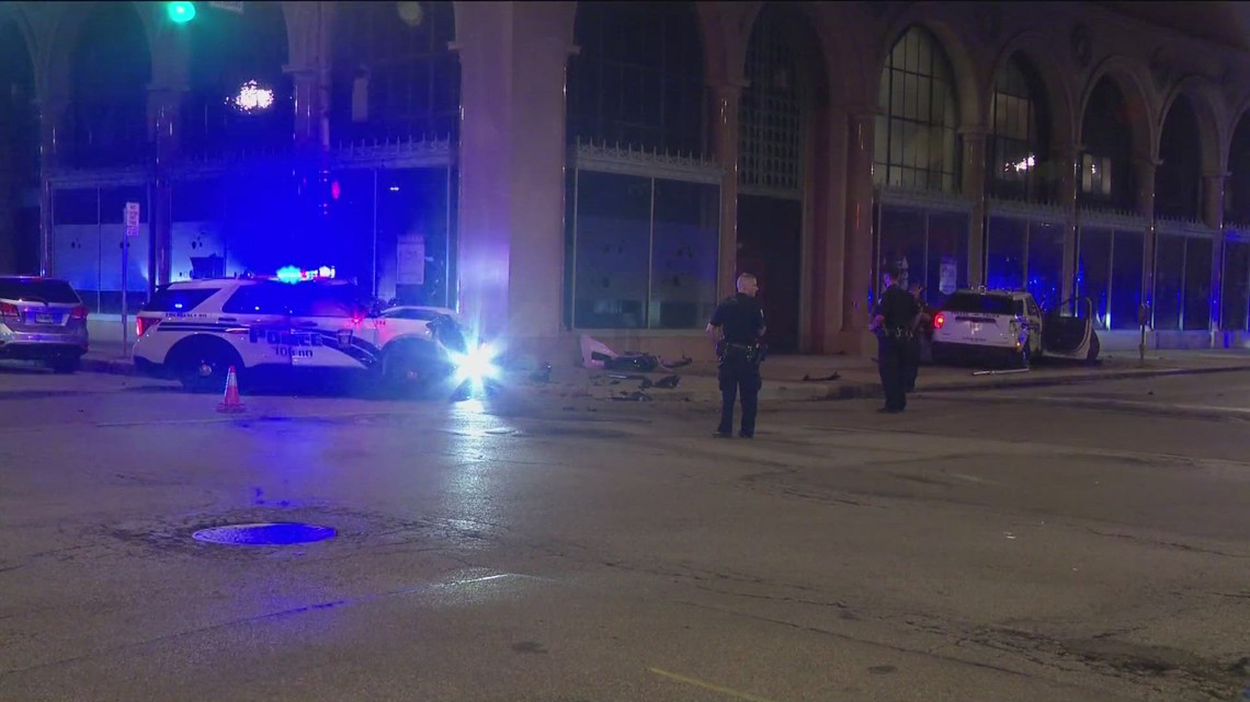 Four TPD officers injured when two cruisers crash | wtol.com