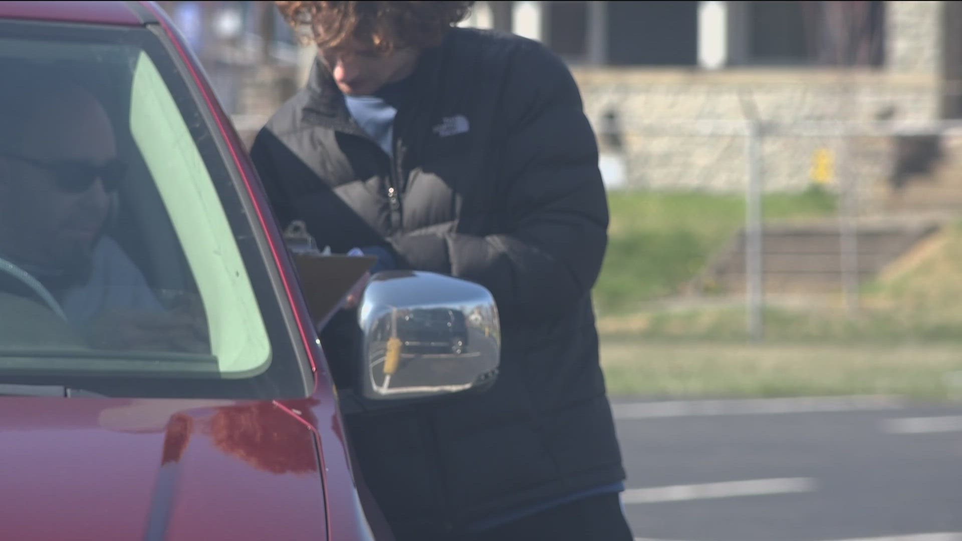 Rep. Michele Grim (D-OH) was outside United Auto Workers Union 12 on Saturday collecting signatures one day after a Texas judge halted an FDA-approved abortion pill.