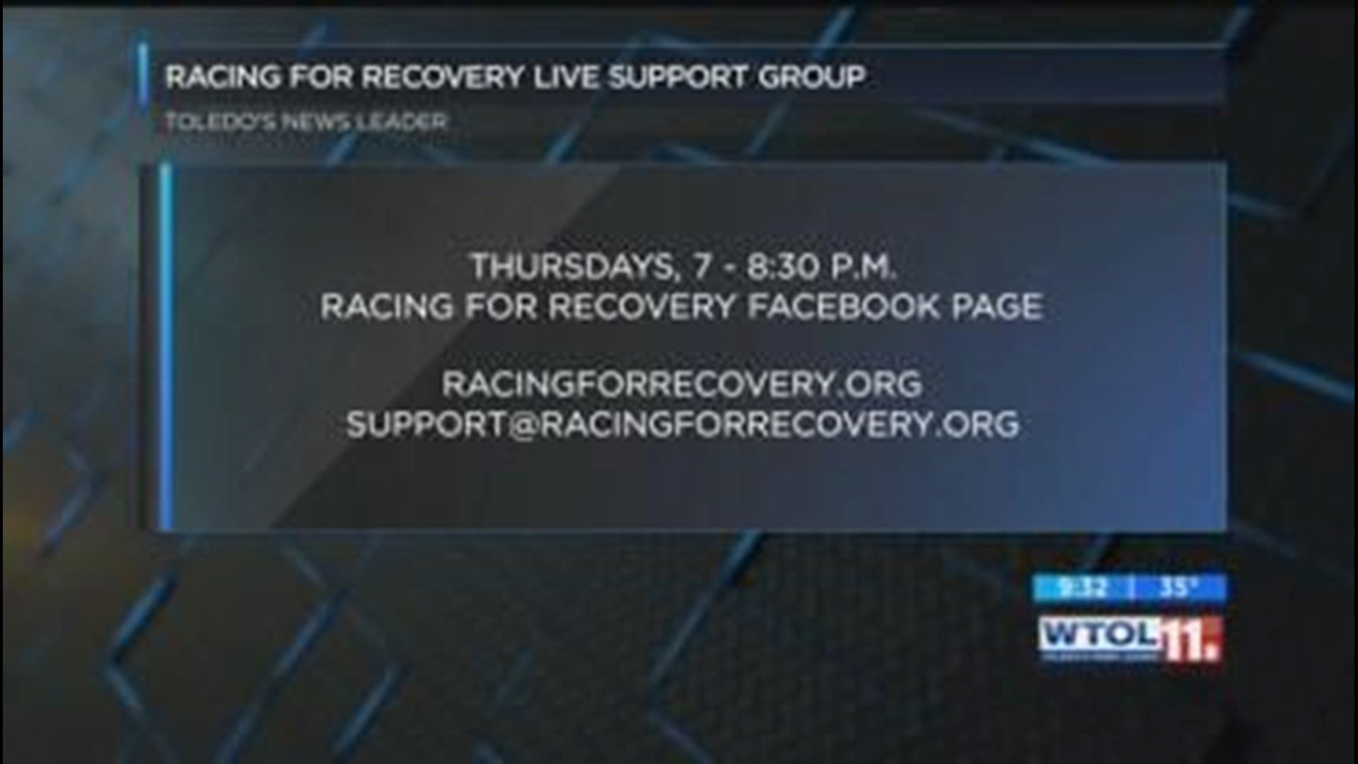 Racing for Recovery offers online help for those who need it