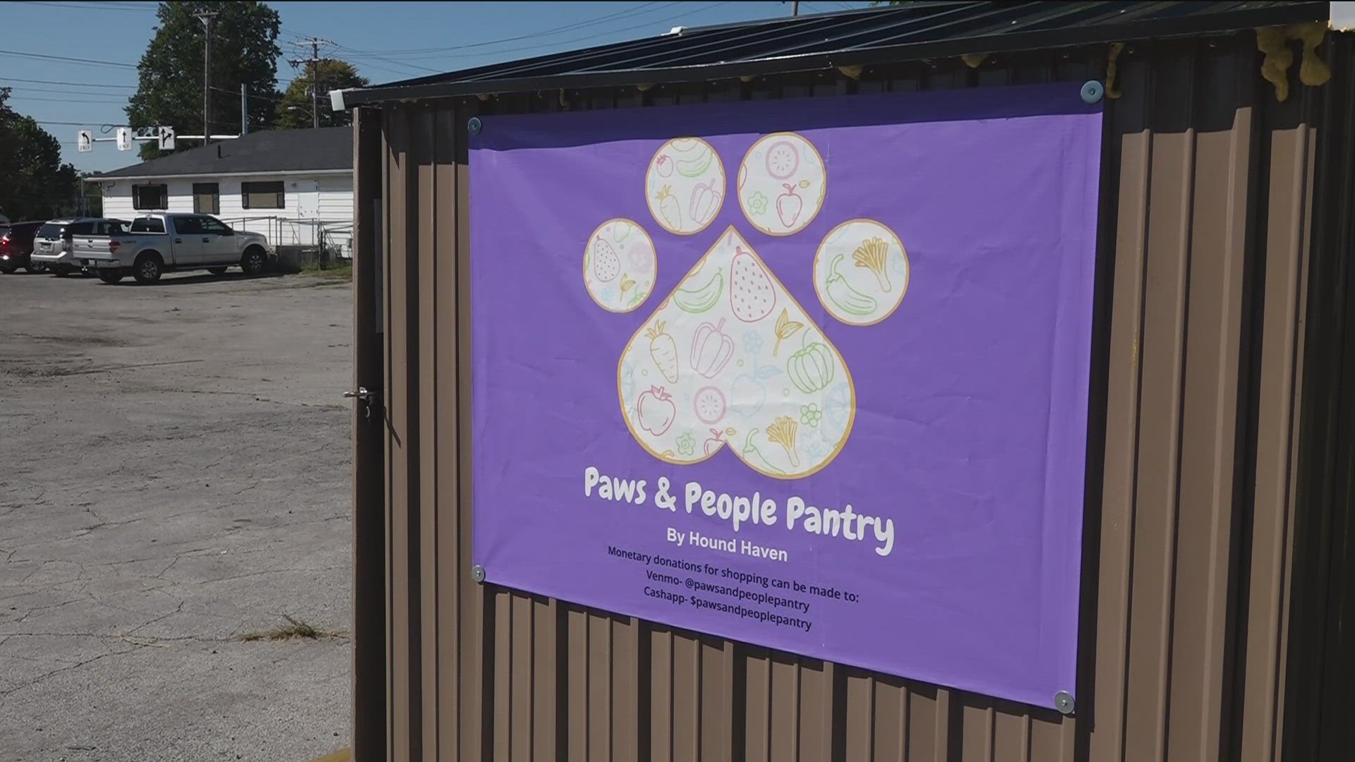 Brooke Winkelman says shortly after she restocked the Paws & People Pantry, a few individuals completely cleared it out beyond taking their fair share.