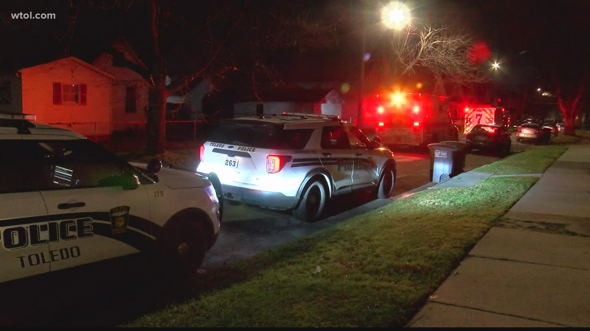 A young man sustains gun wounds after a house was shot up on Kosciusko Street.