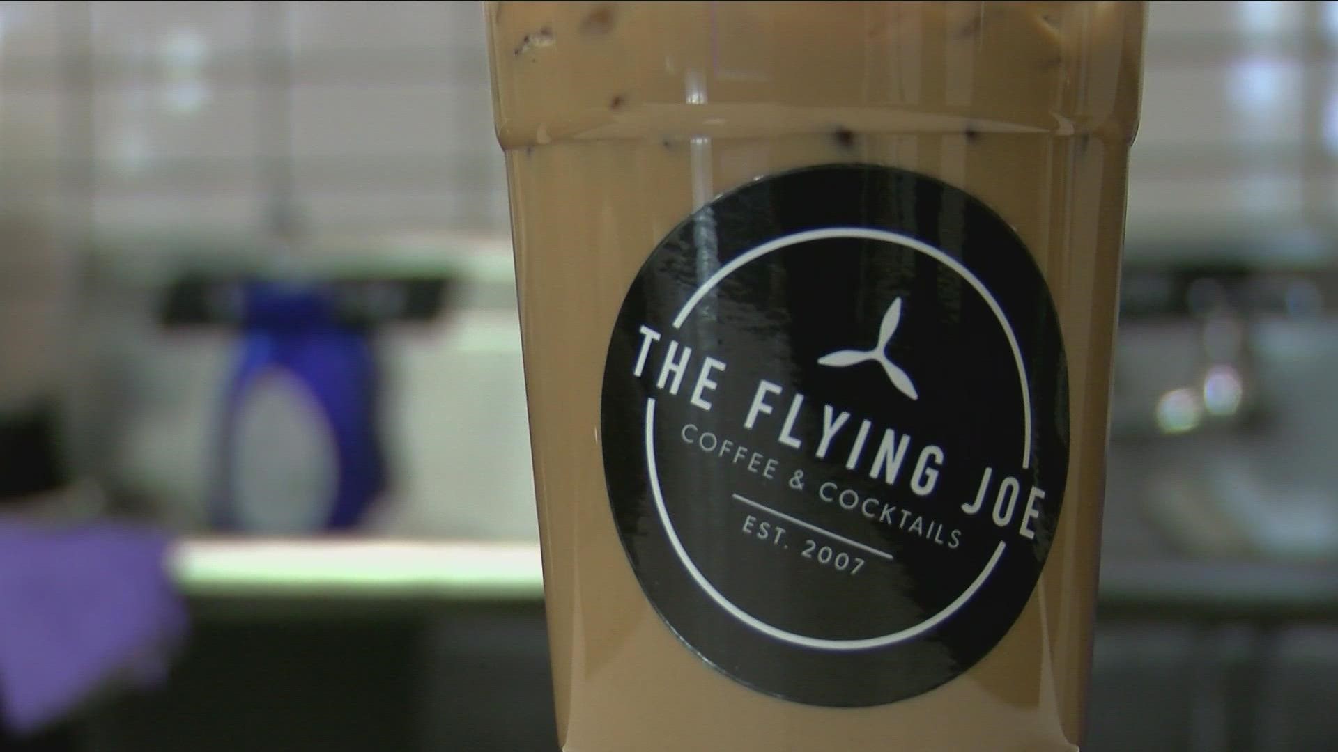 The aviation-themed coffeehouse opened its second location Monday on Summit Street.