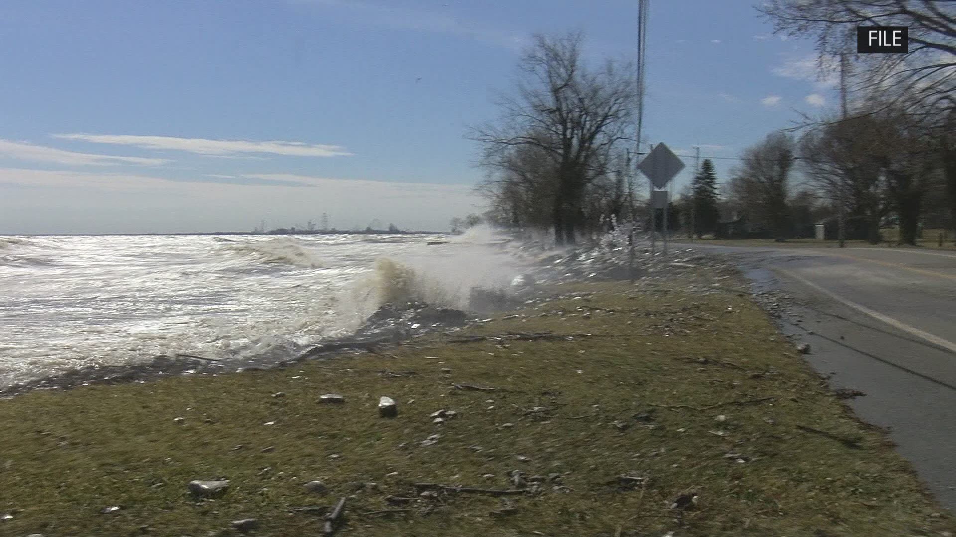 It's been an unusual winter on Lake Erie, with little to no ice so far and some of the highest water levels on record. It could prove to be a destructive combination
