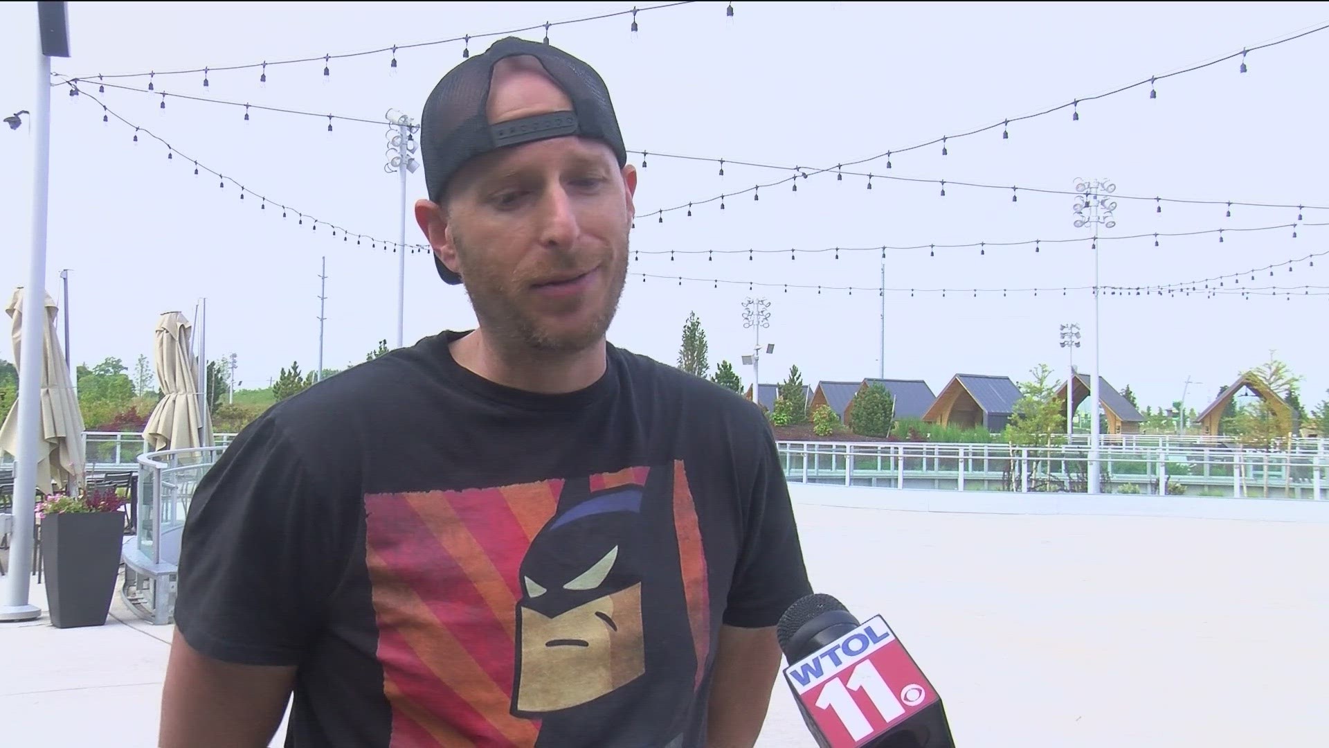 Radio host Eric Chase hosted a retro skate party to benefit Lucas County Children Services.