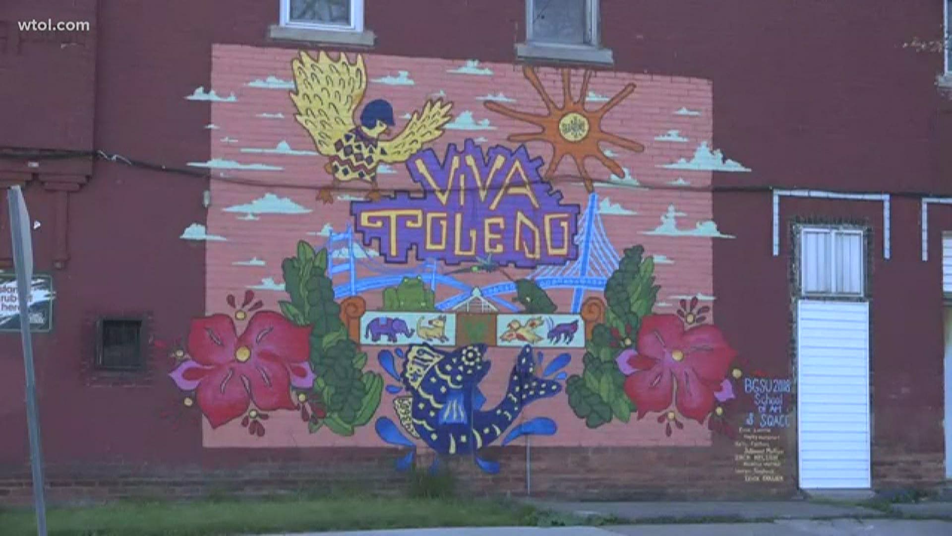 Because right now, we need it: The Latin art and murals of Old South End in Toledo, captured by WTOL 11 reporter Roxanne Elias.