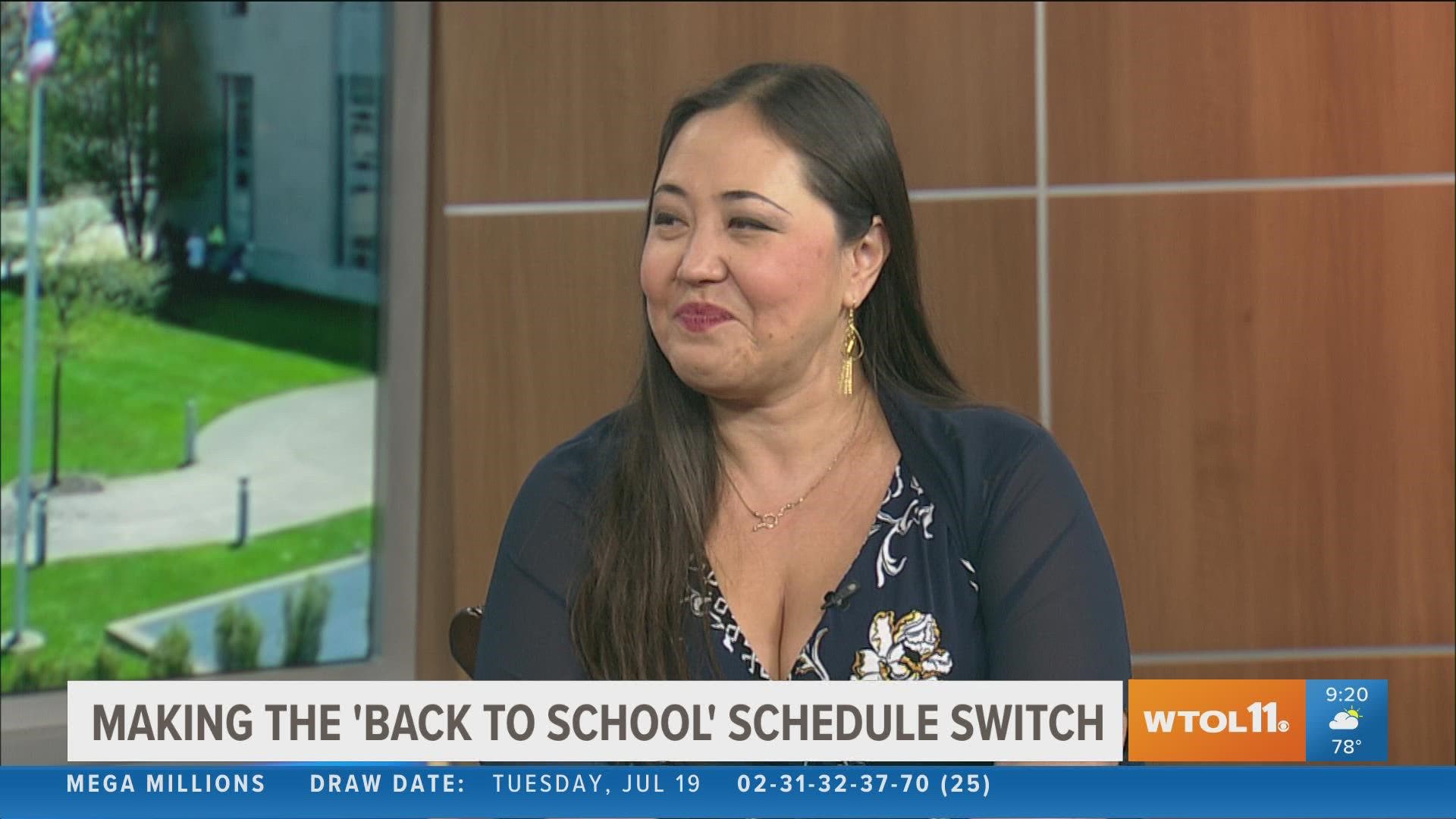 Psychiatrist Victoria Kelly says children need routines such as 10 to 12 hours of sleep and structured activities, to succeed in school.