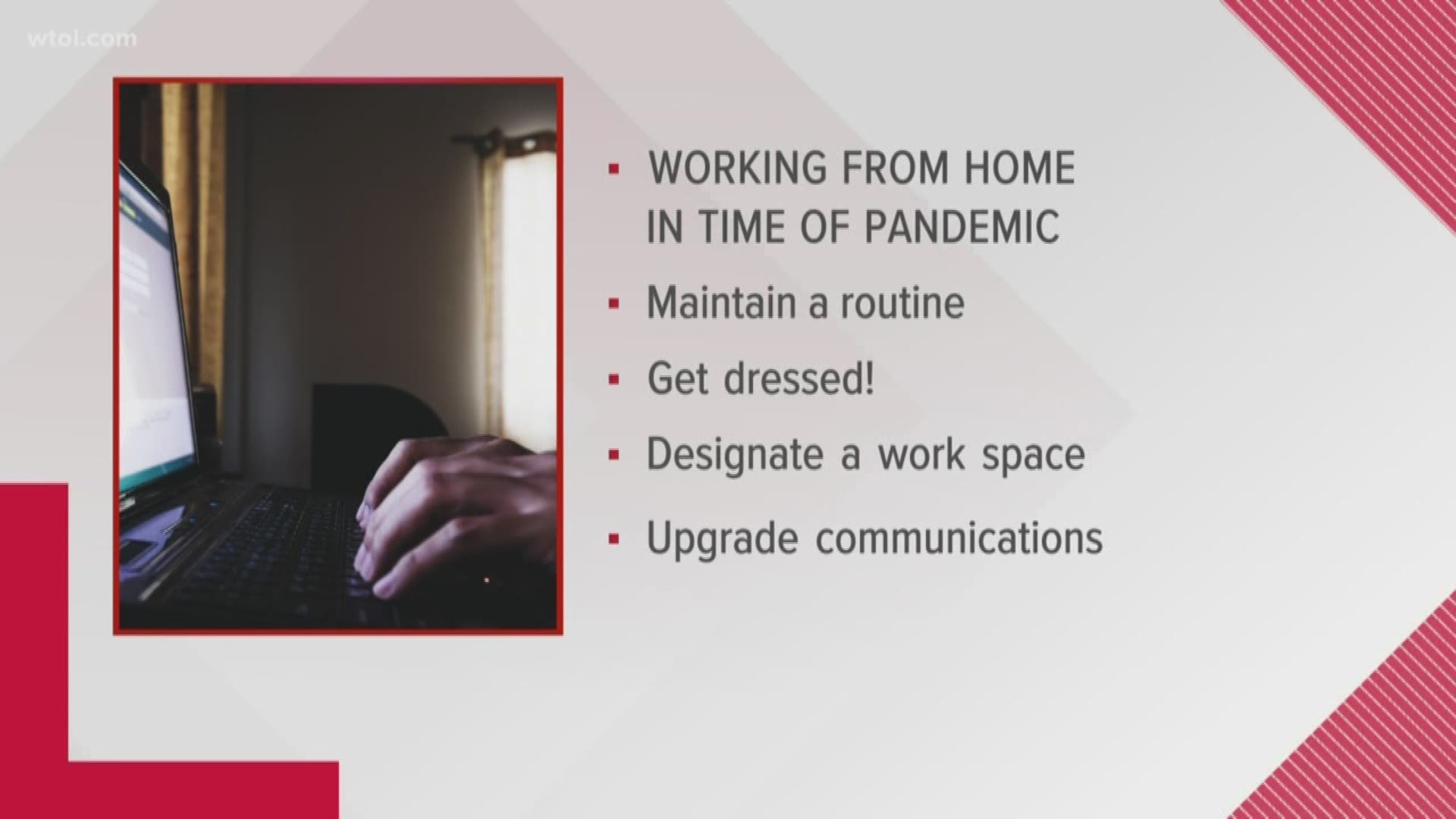 Thread Marketing has some tips on working from home during the COVID-19 pandemic.