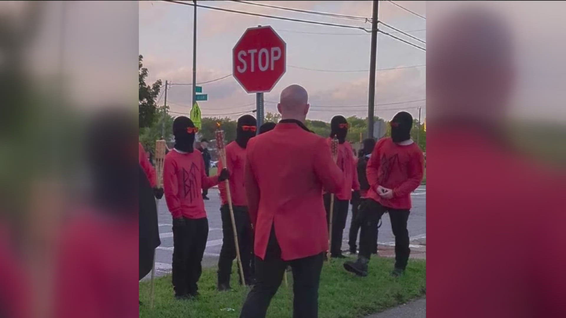 A group of neo-Nazis appeared at a Toledo LGBTQ+ event Saturday night to "harass" attendees, according to multiple organizations.