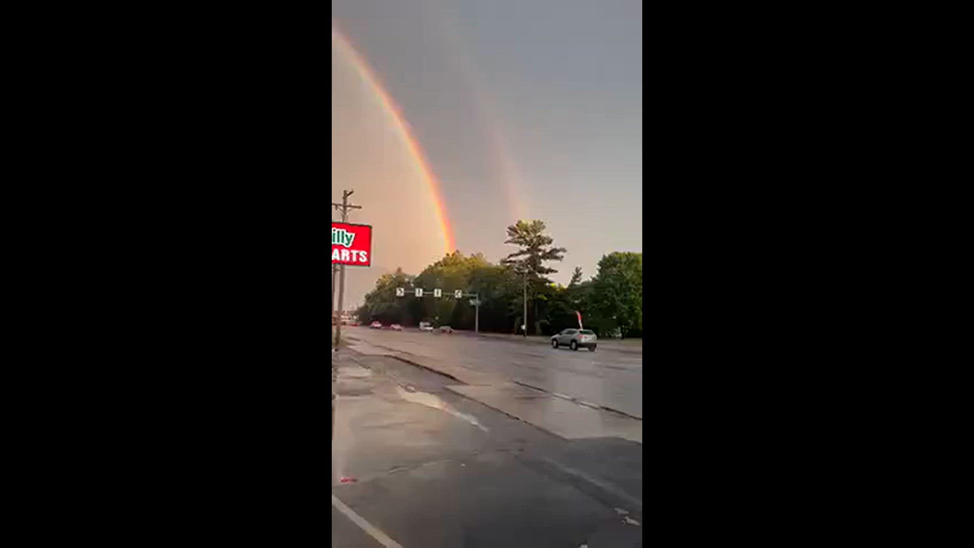 Double rainbow after rain showers in west Toledo.
Credit: Justin Foufos