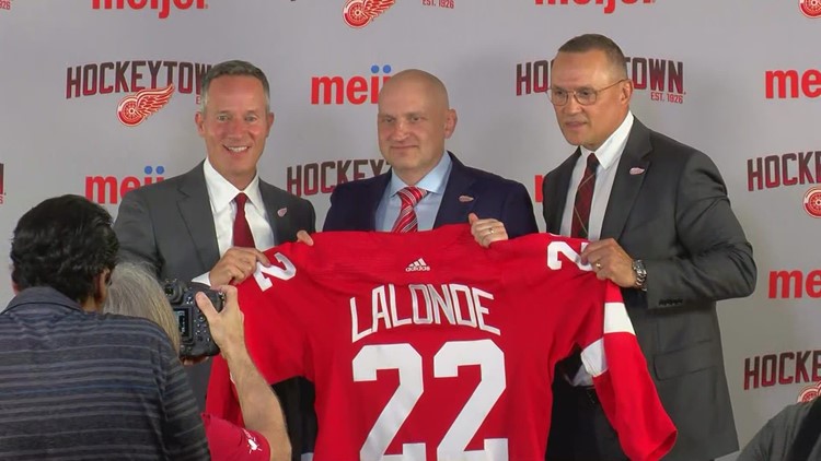 Detroit Red Wings introduce Derek Lalonde as head coach